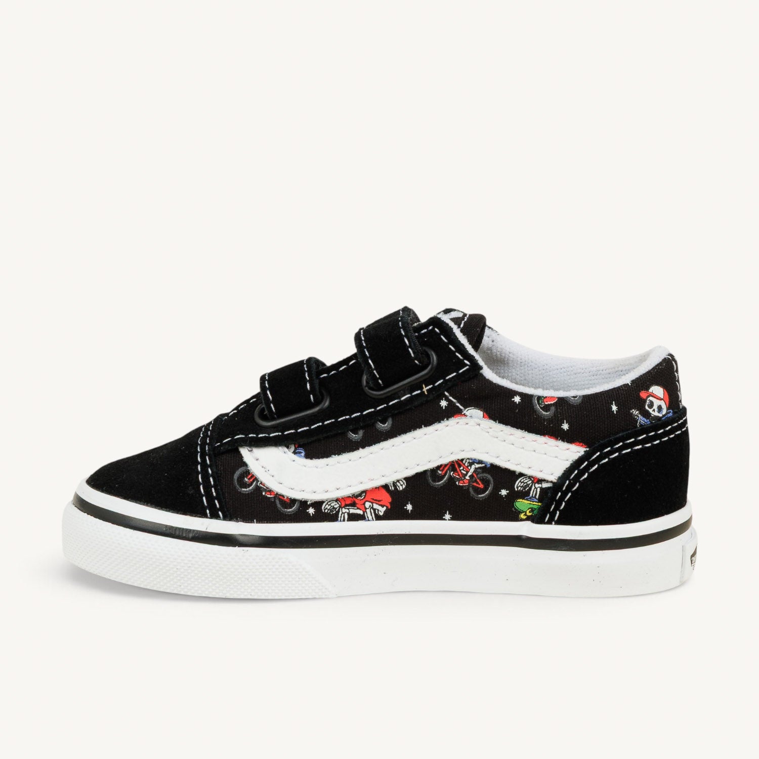 Sneakers Enfant VANS OLD SKOOL V GLOW Noir