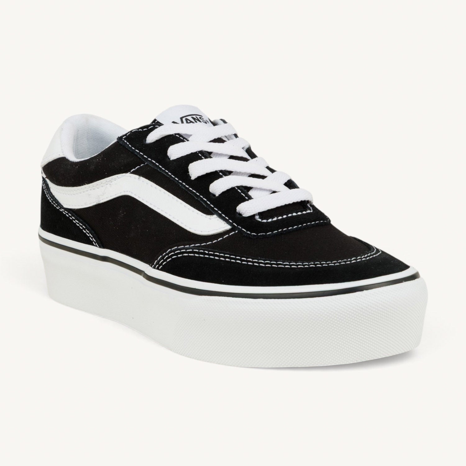 Sneakers Femme VANS BROOKLYN LS PLAT Noir