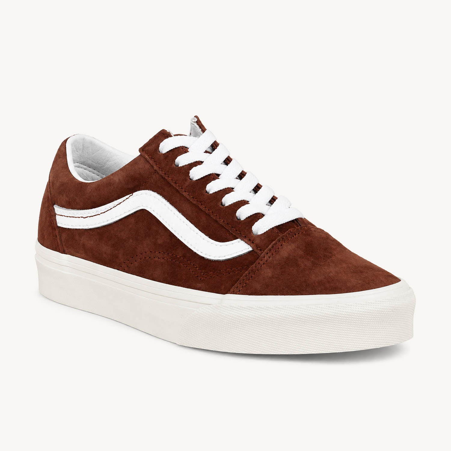Sneakers Femme VANS OLD SKOOL PIC SUEDE Marron