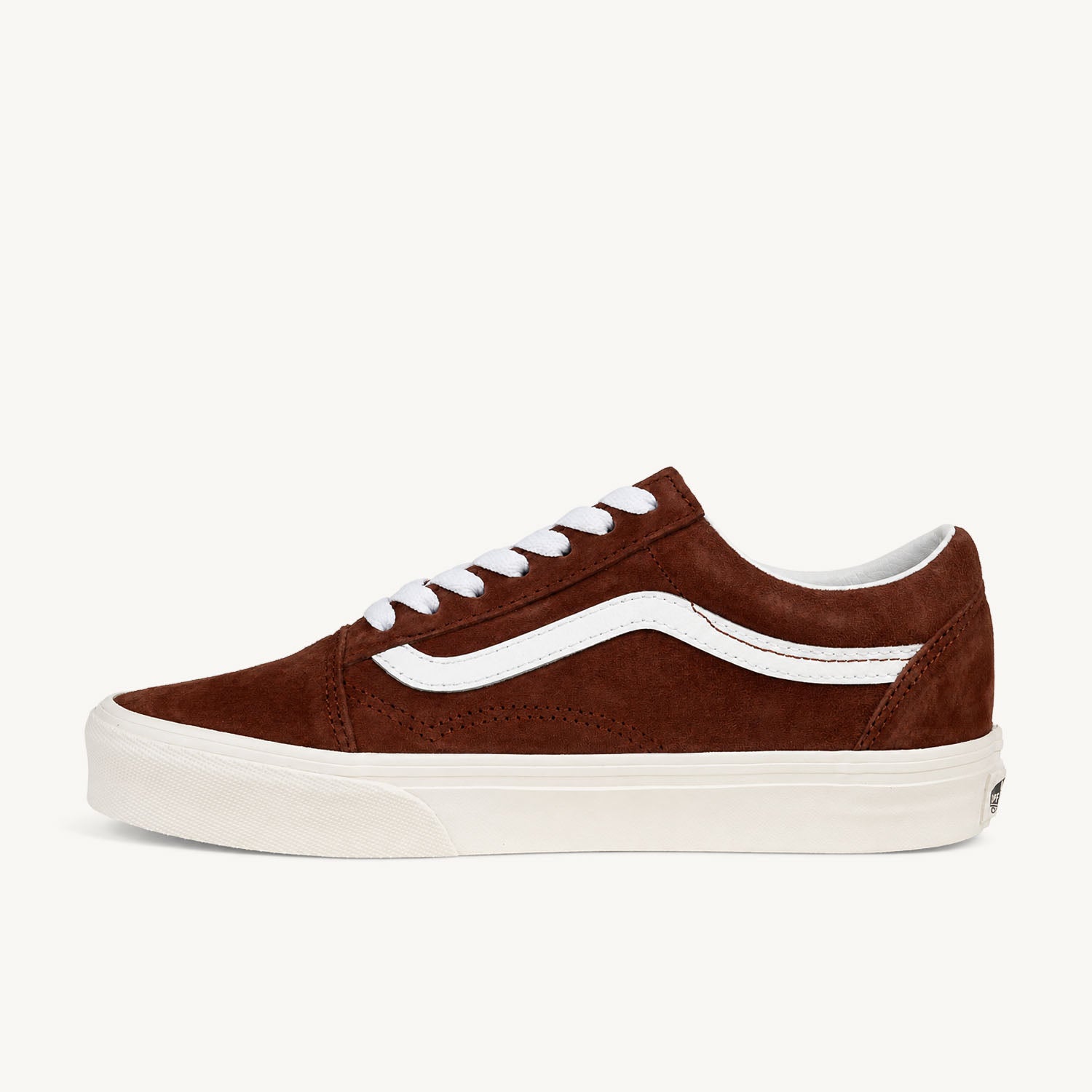 Sneakers Femme VANS OLD SKOOL PIC SUEDE Marron