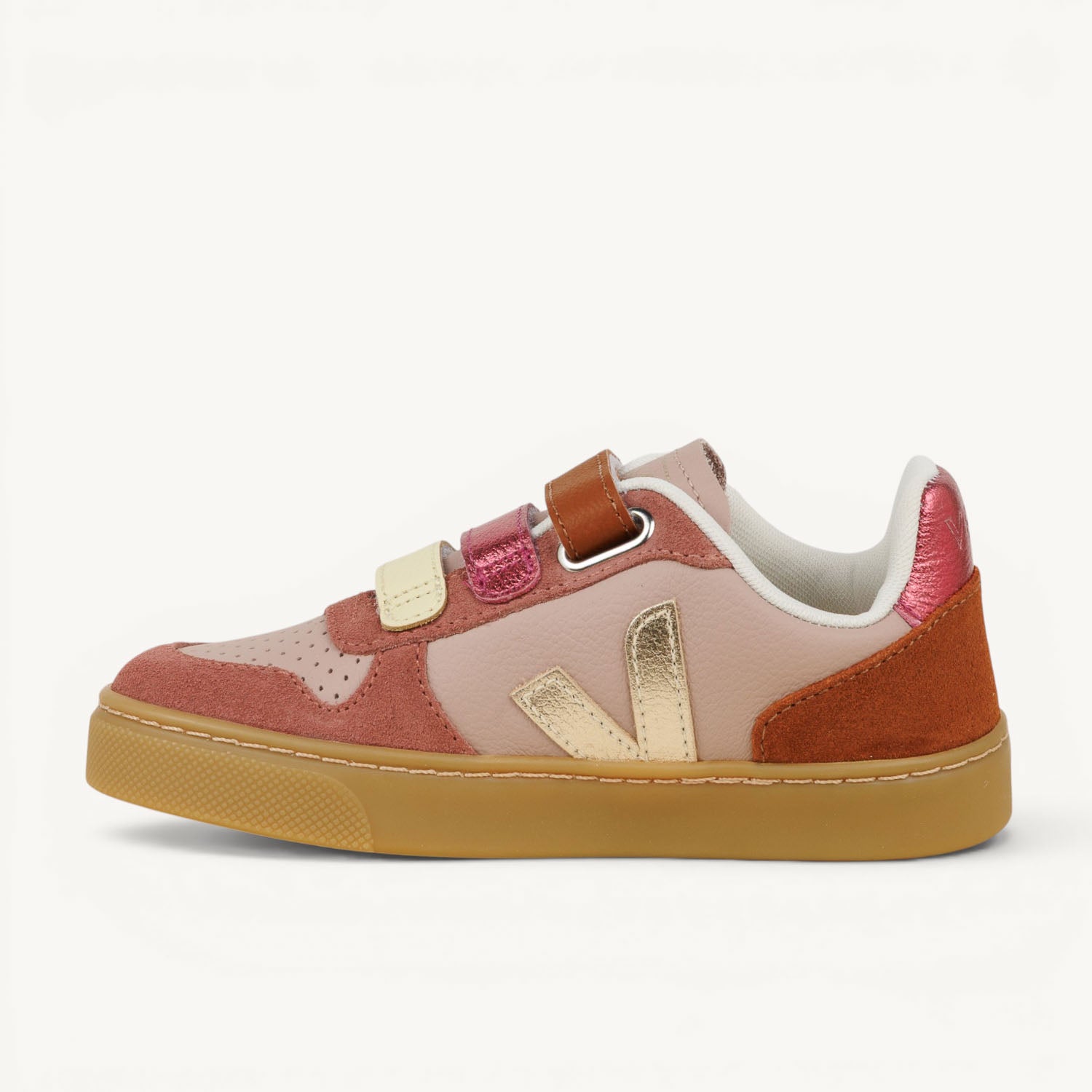 Sneakers Enfant VEJA SMALL V10 Rose