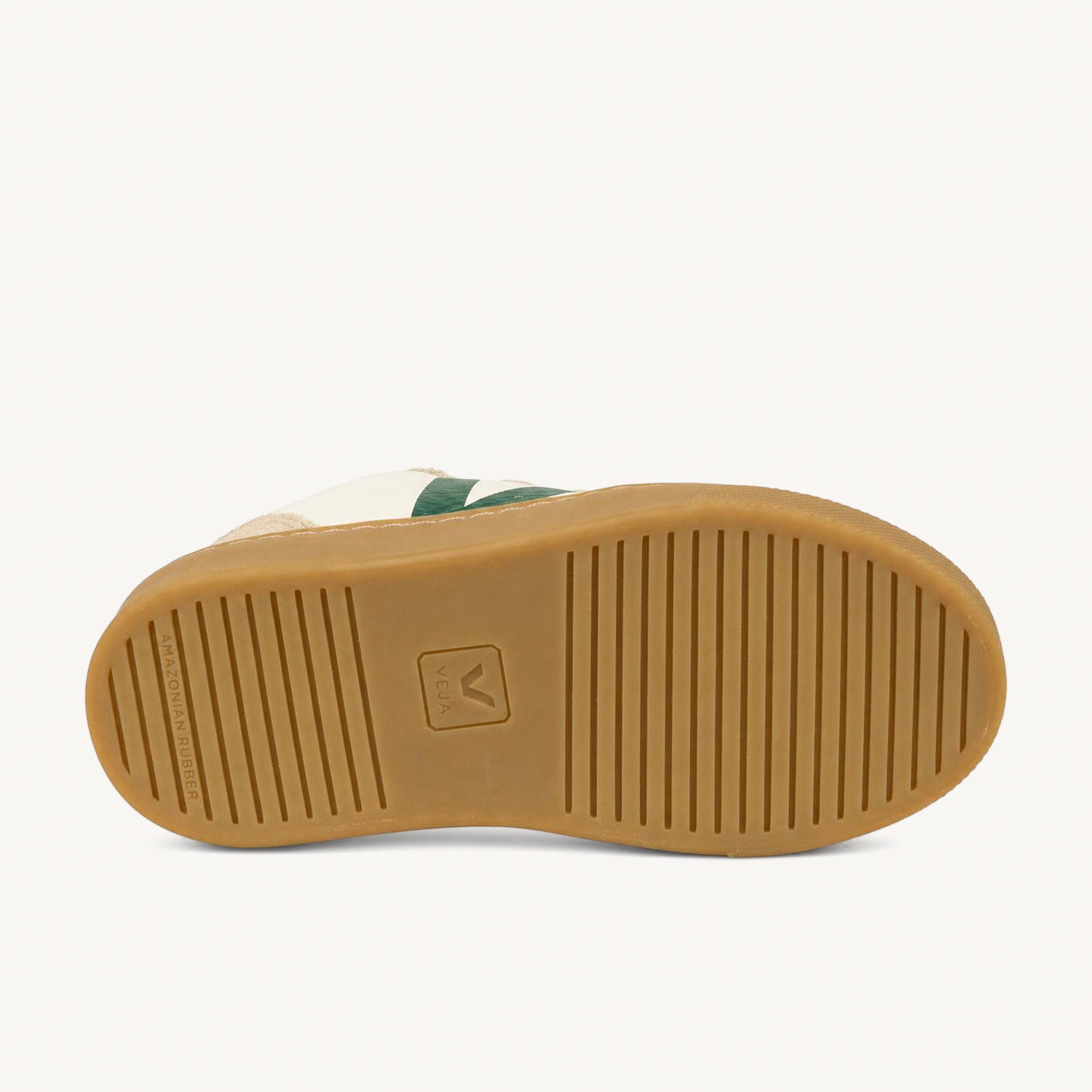 Sneakers Enfant VEJA SMALL V90 Leather PURE GOLF 