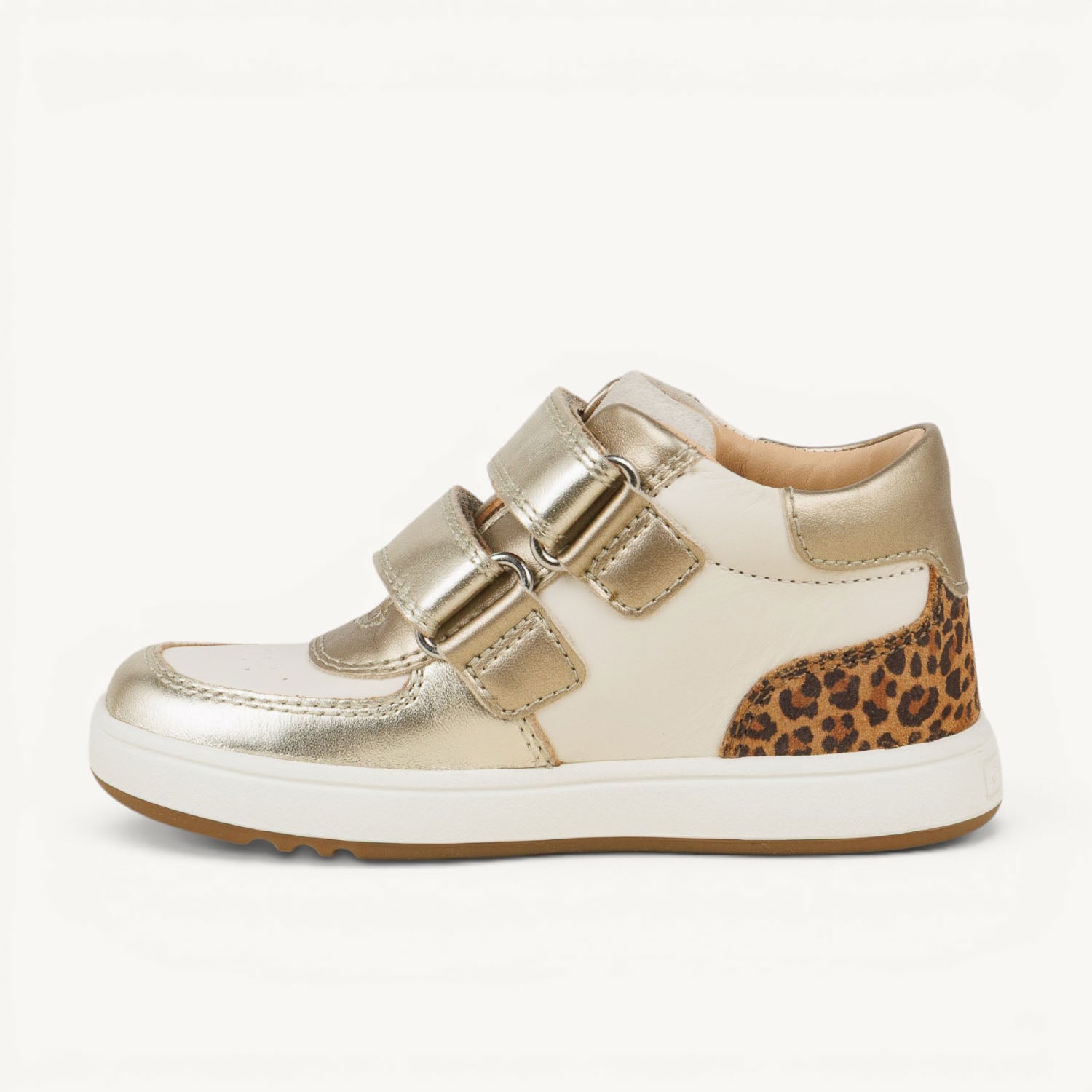 Chaussures montantes Enfant GEOX BIGLIA GIRL Premiers Pas Or/Bronze