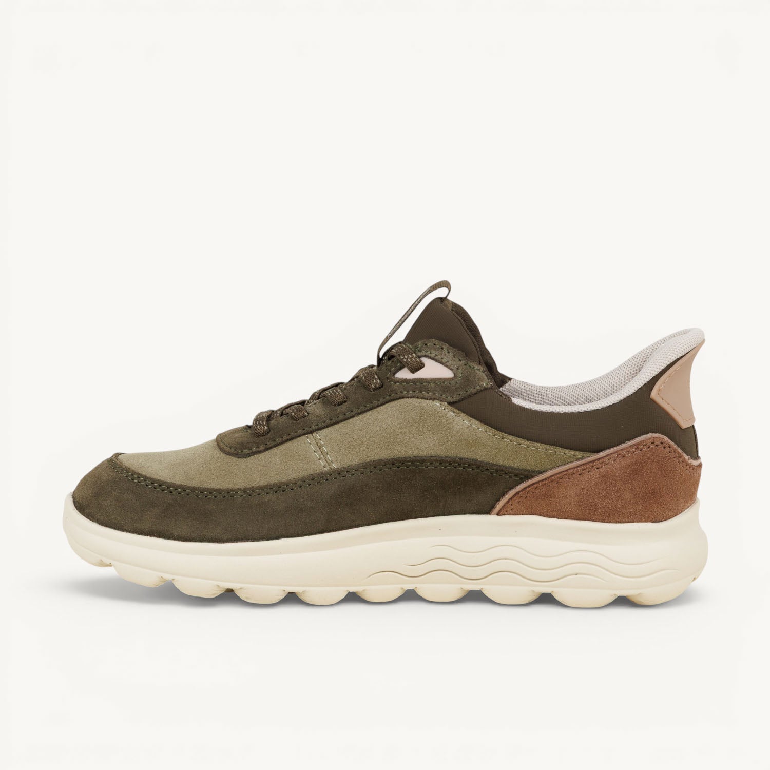 Baskets Femme GEOX SPHERICA PLUS Kaki