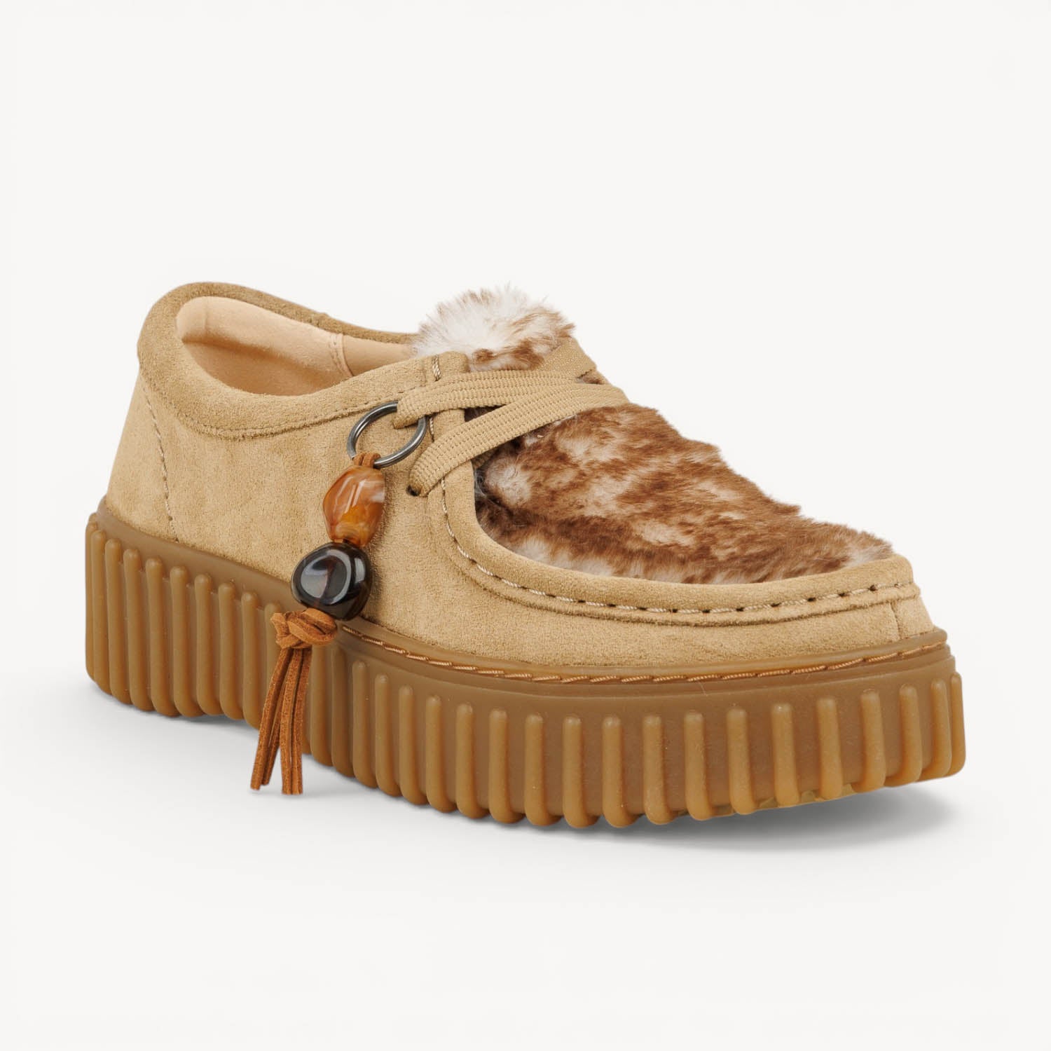 Derbies Femme CLARKS TORHILL BEE WARM Beige
