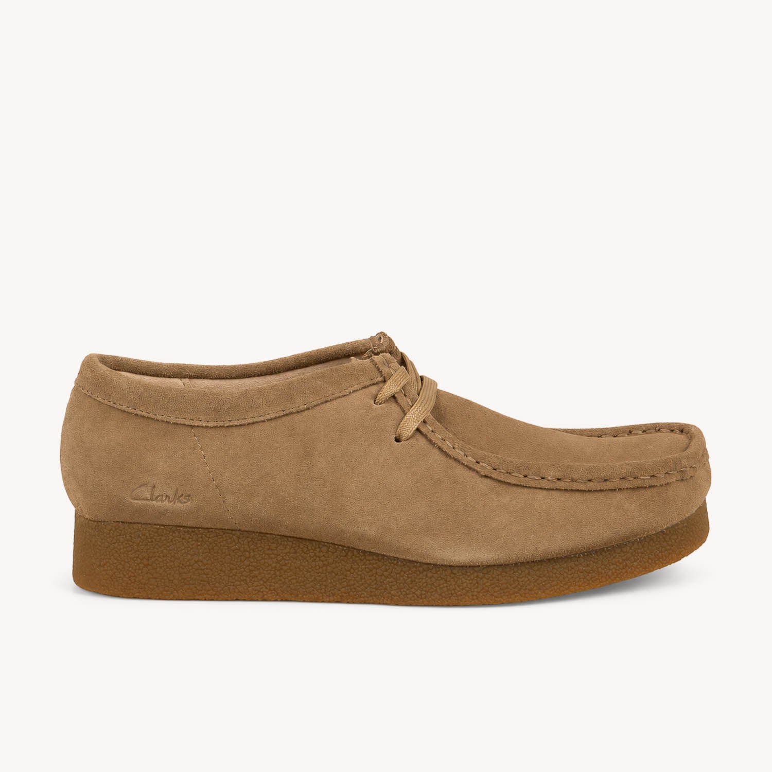 Derbies Femme CLARKS WALLABEE EVO Beige