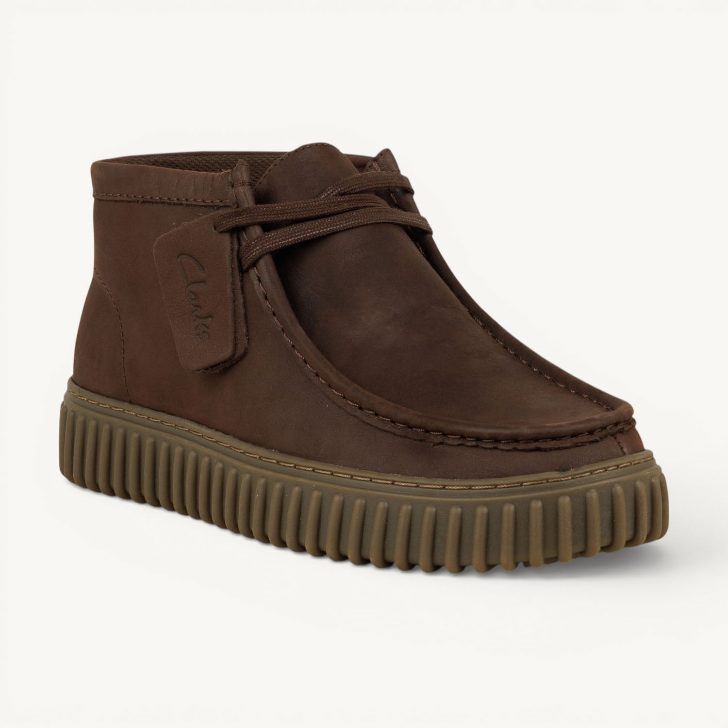 Derbies et Richelieus Homme CLARKS TORHILL HI Marron