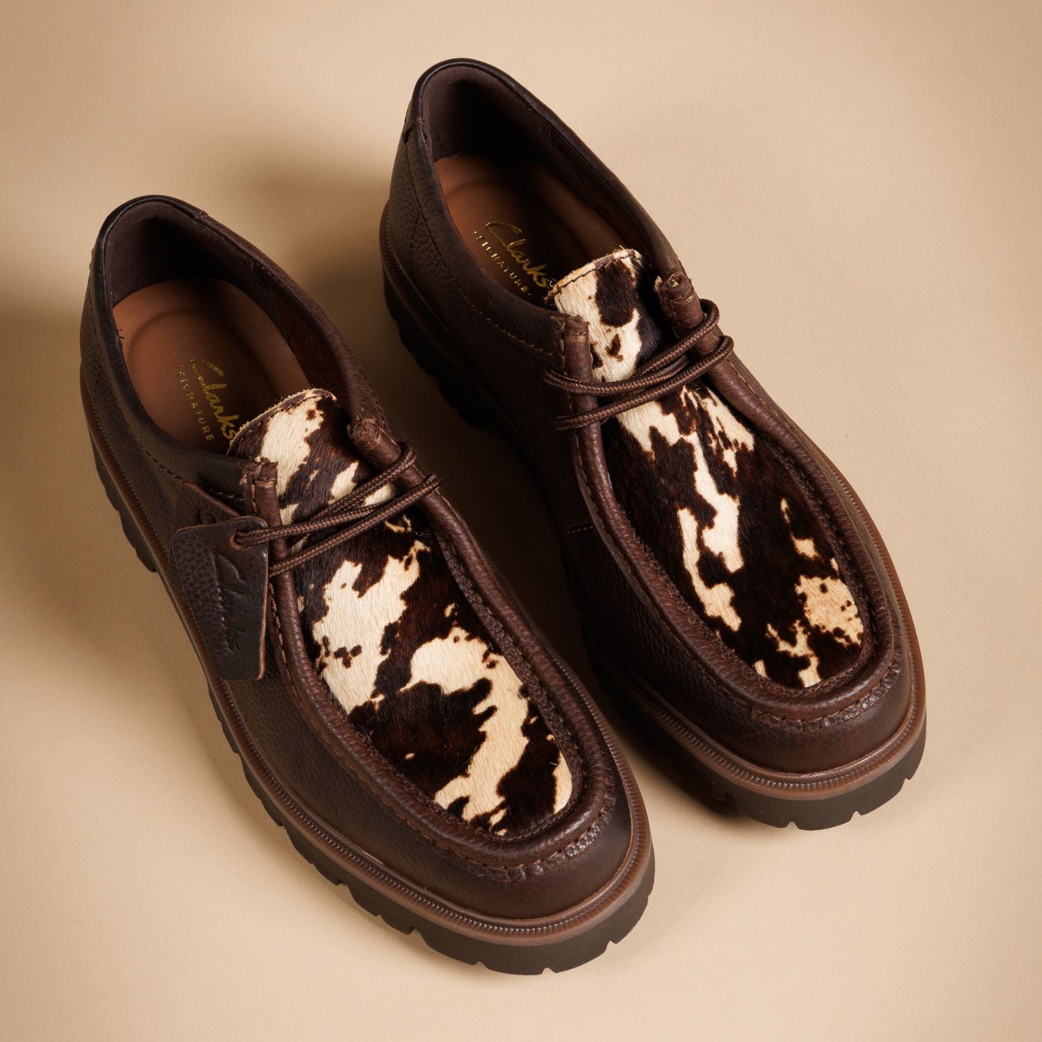 Derbies et Richelieus CLEYHILL SEAM CLARKS Homme Marron
