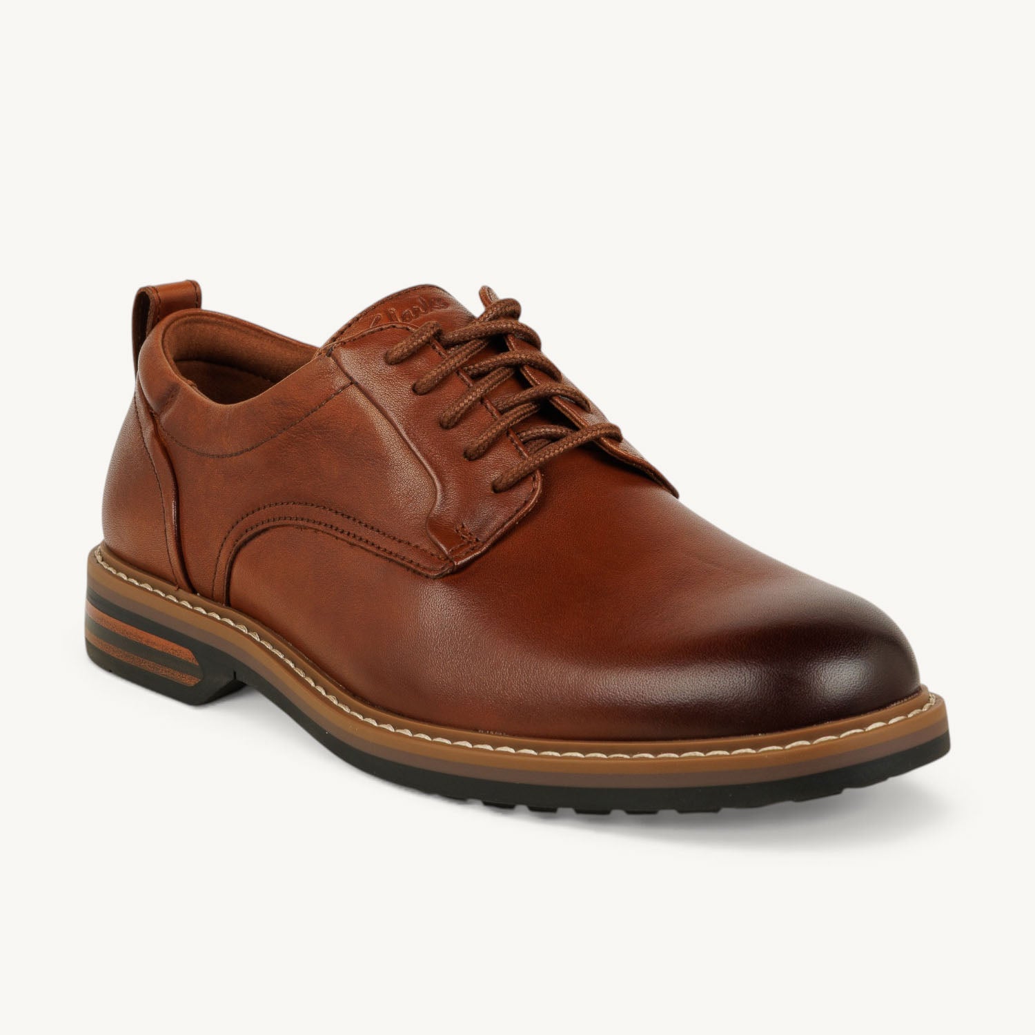 Derbies et Richelieus Homme CLARKS ALDWIN DERBY Marron