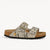 Mules Femme BIRKENSTOCK ARIZONA RIVET LOGO SNAKE OYSTER Beige
