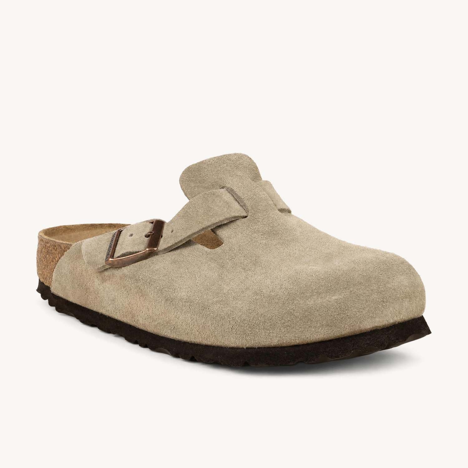 Mules Femme BIRKENSTOCK BOSTON Beige