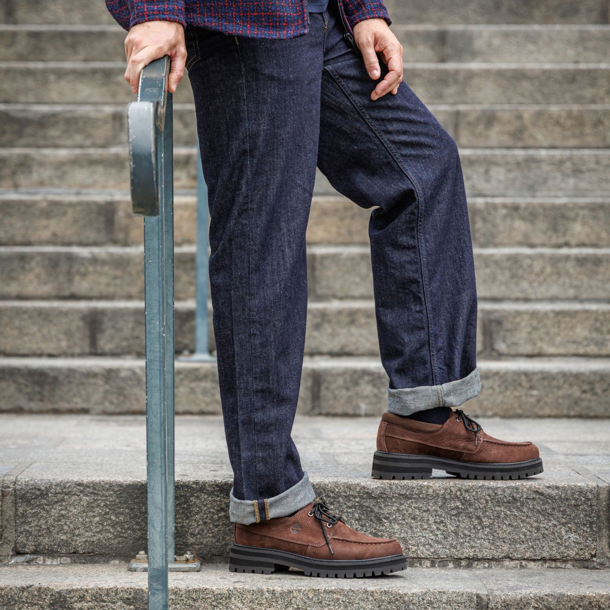 Derbies et Richelieus BRITTON DRIVE LACE TIMBERLAND Homme Marron
