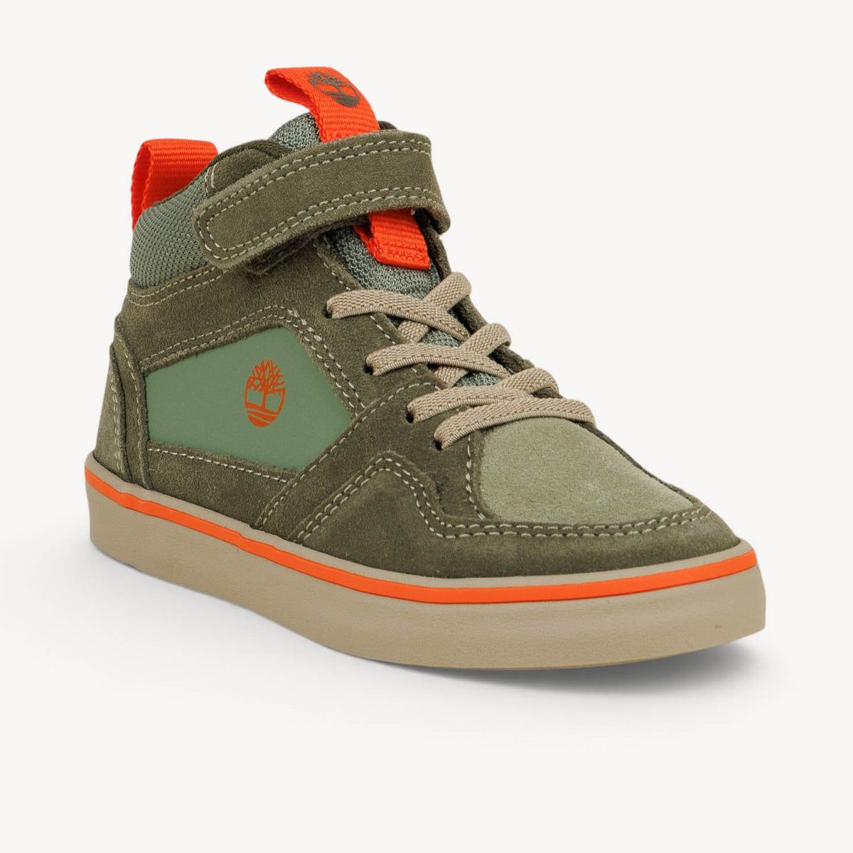 Baskets Enfant TIMBERLAND STONE JUMP MID Kaki