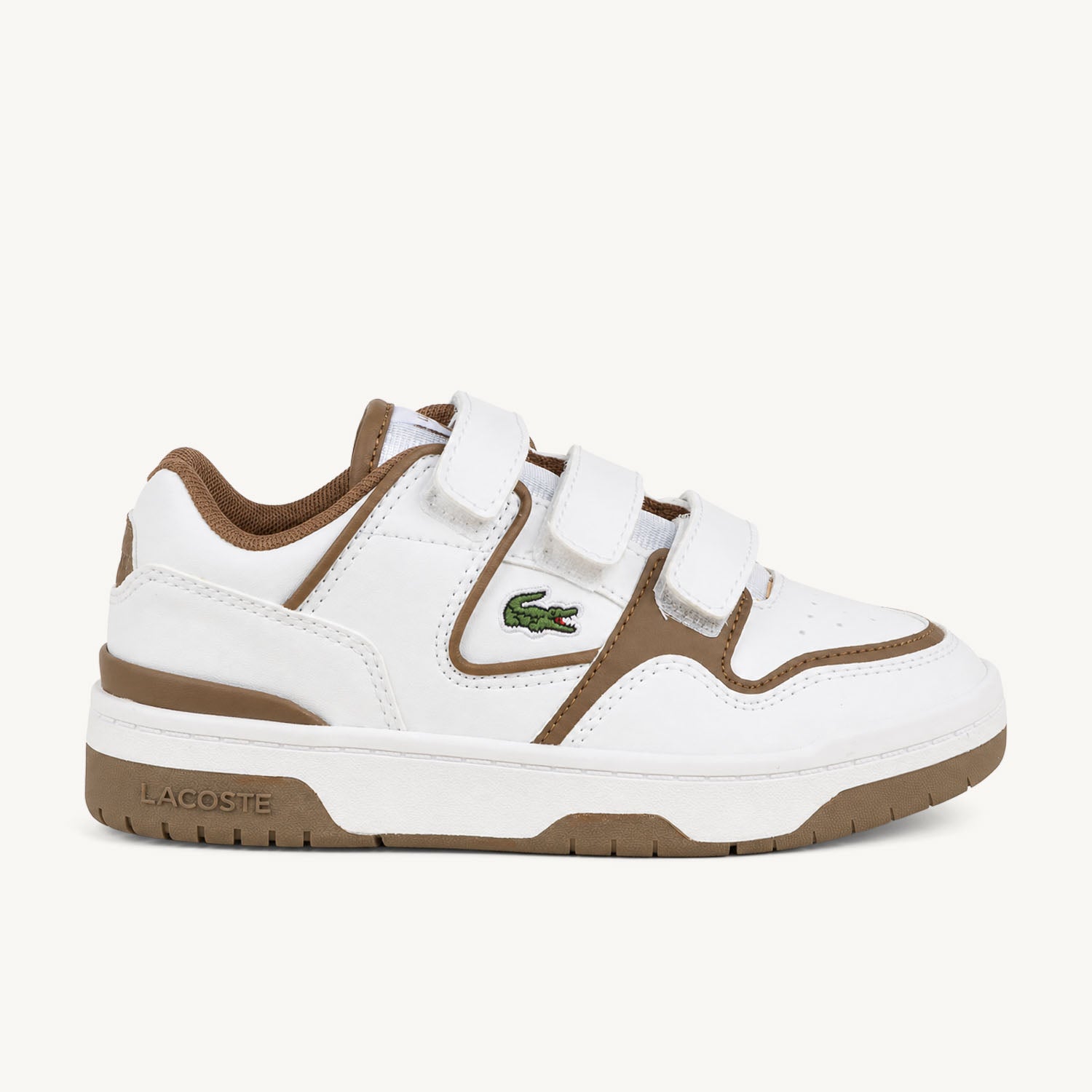 Sneakers Enfant LACOSTE COURT CAGE Blanc