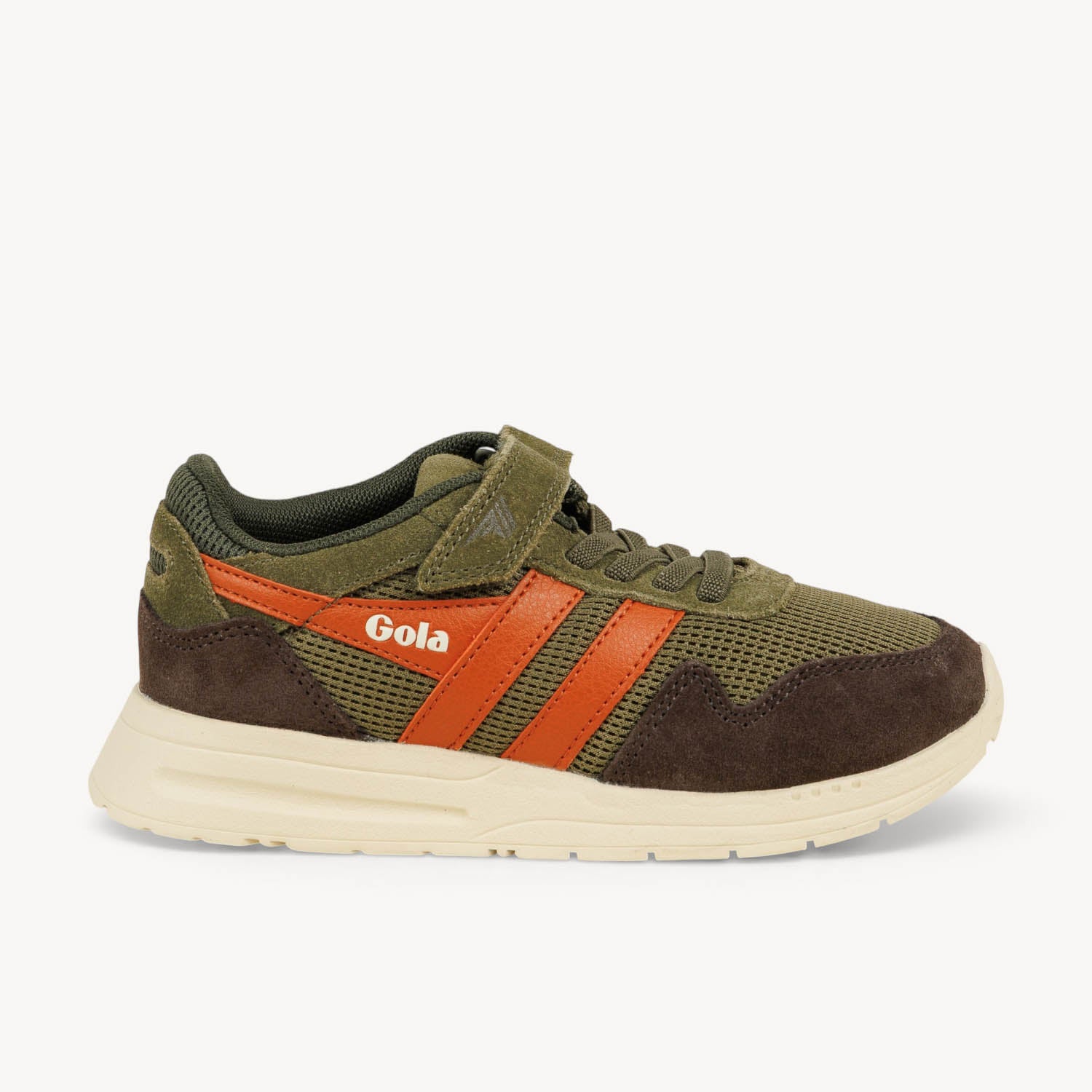 Sneakers Enfant GOLA DELTA STRAP Kaki
