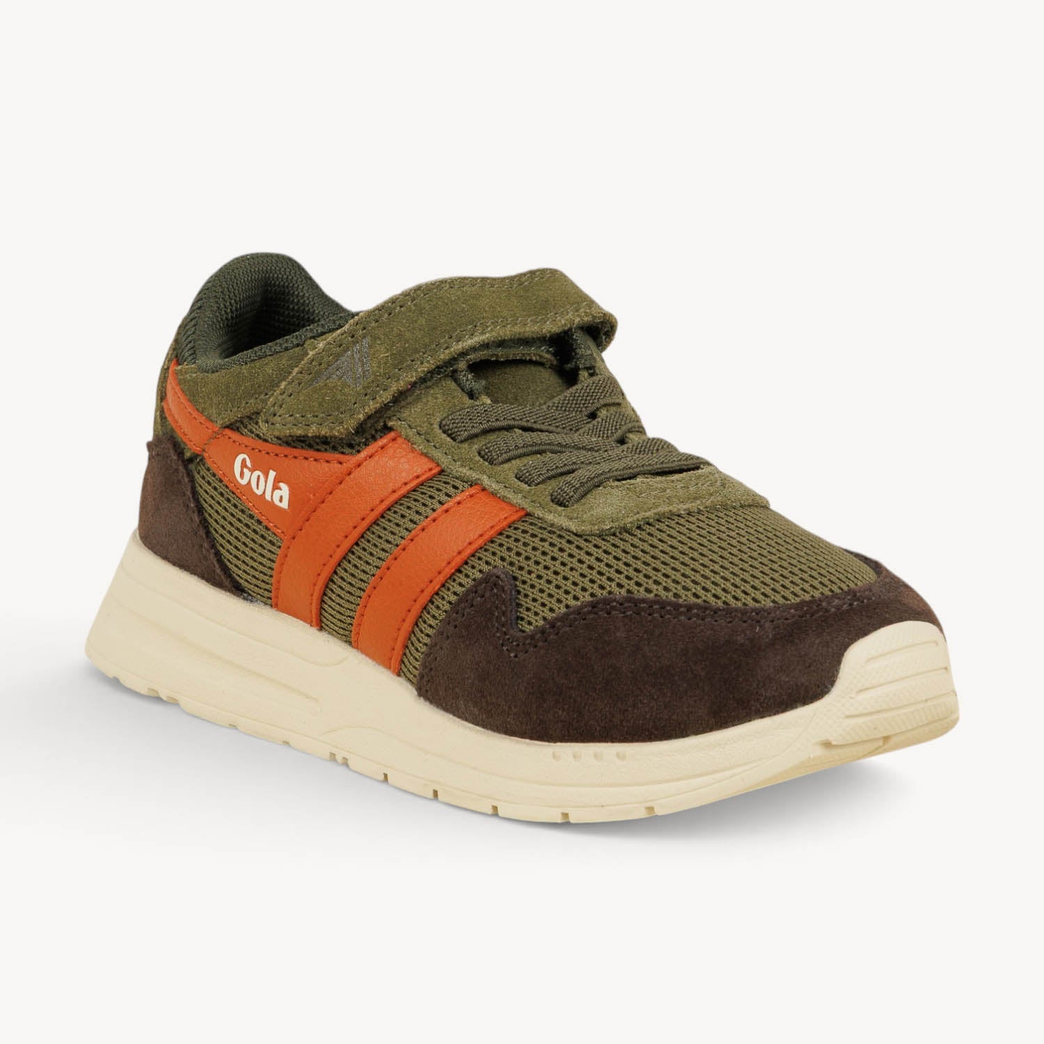 Sneakers Enfant GOLA DELTA STRAP Kaki