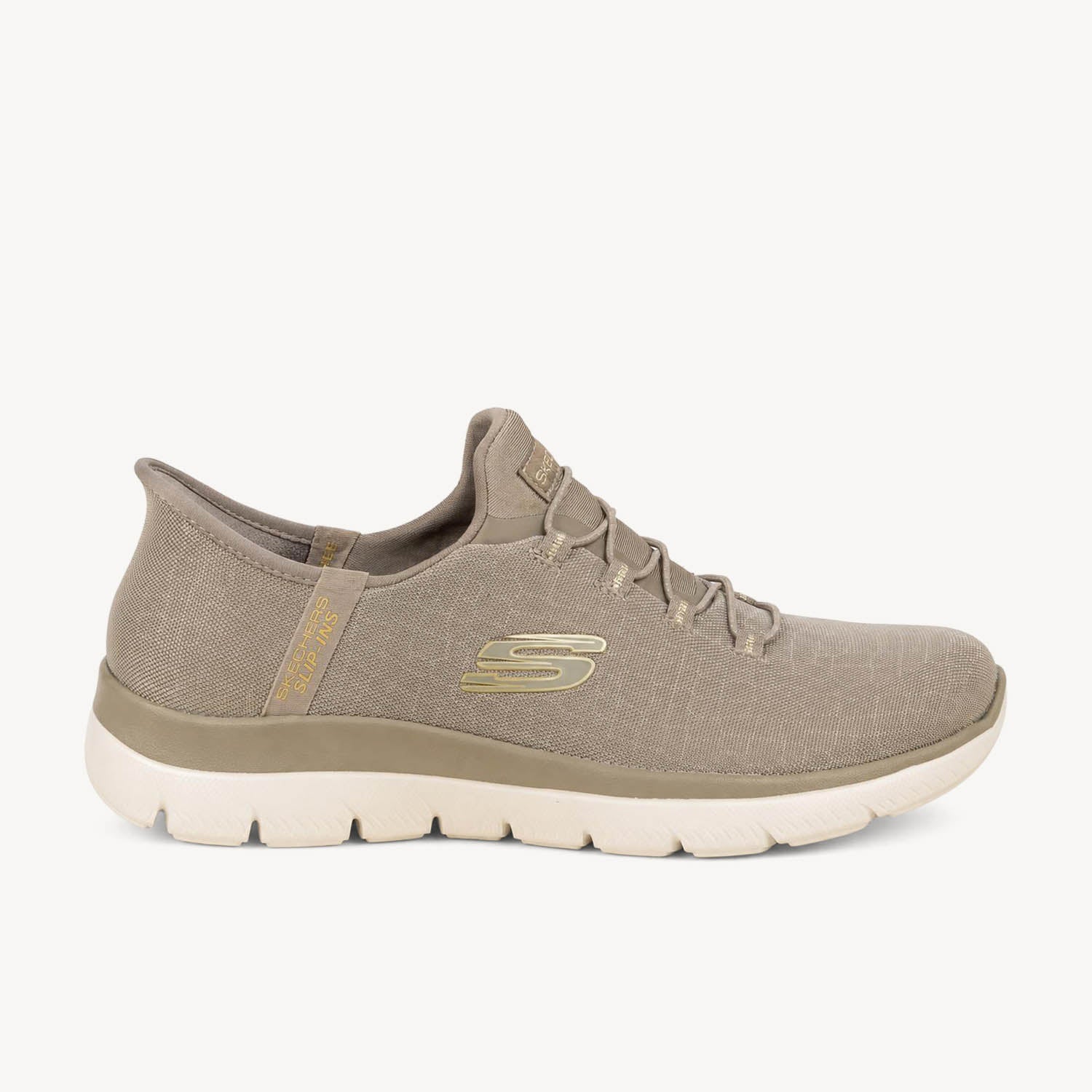 Sneakers Femme SKECHERS SUMMITS SLIP INS Beige