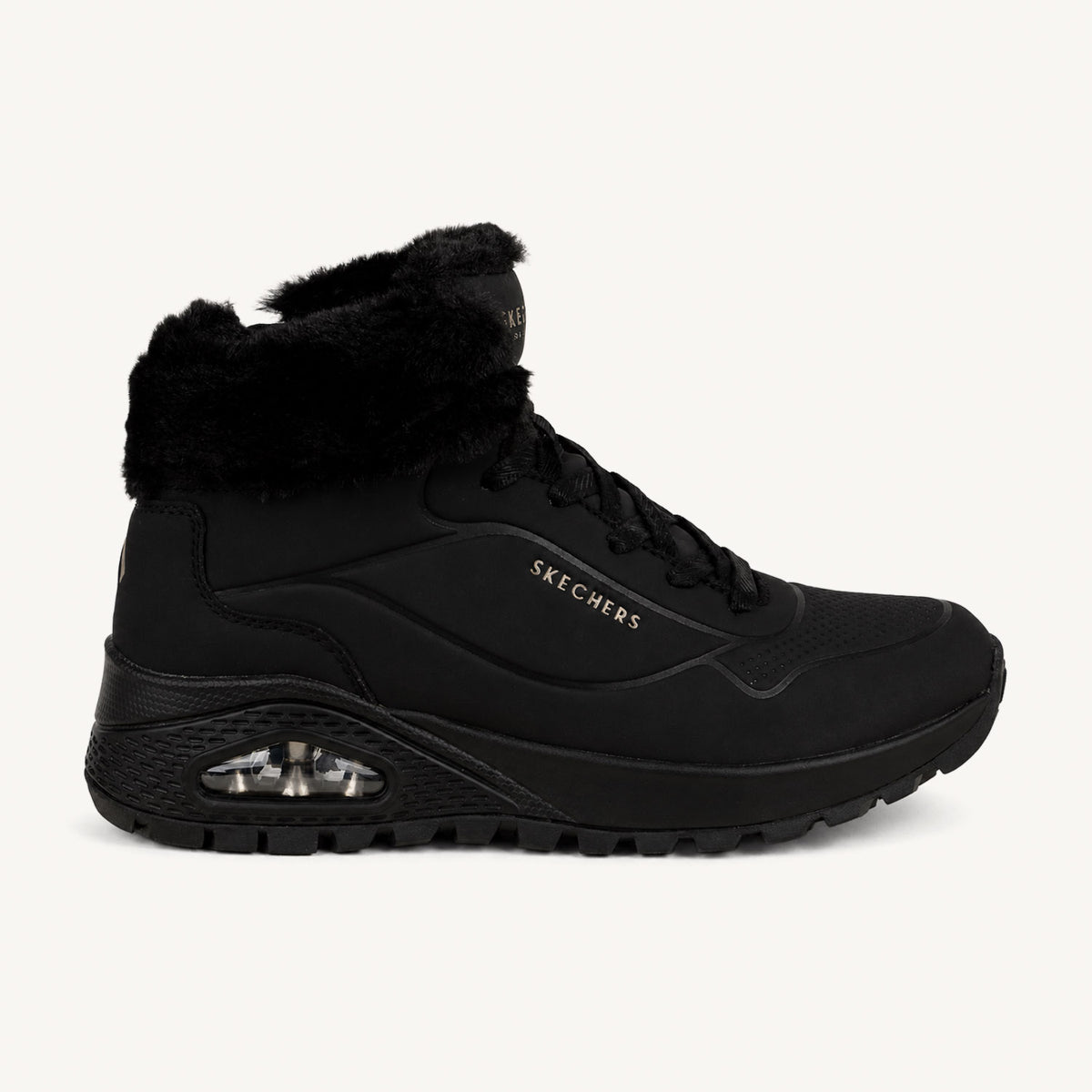 Baskets Femme SKECHERS UNO  RUGGED Noir