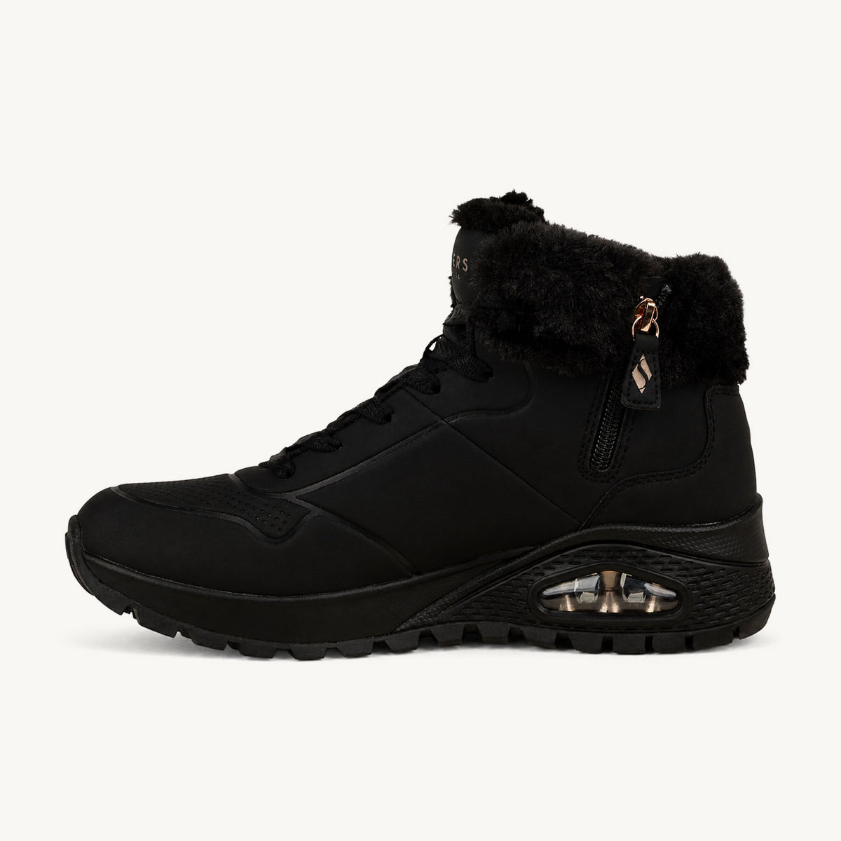 Baskets Femme SKECHERS UNO  RUGGED Noir