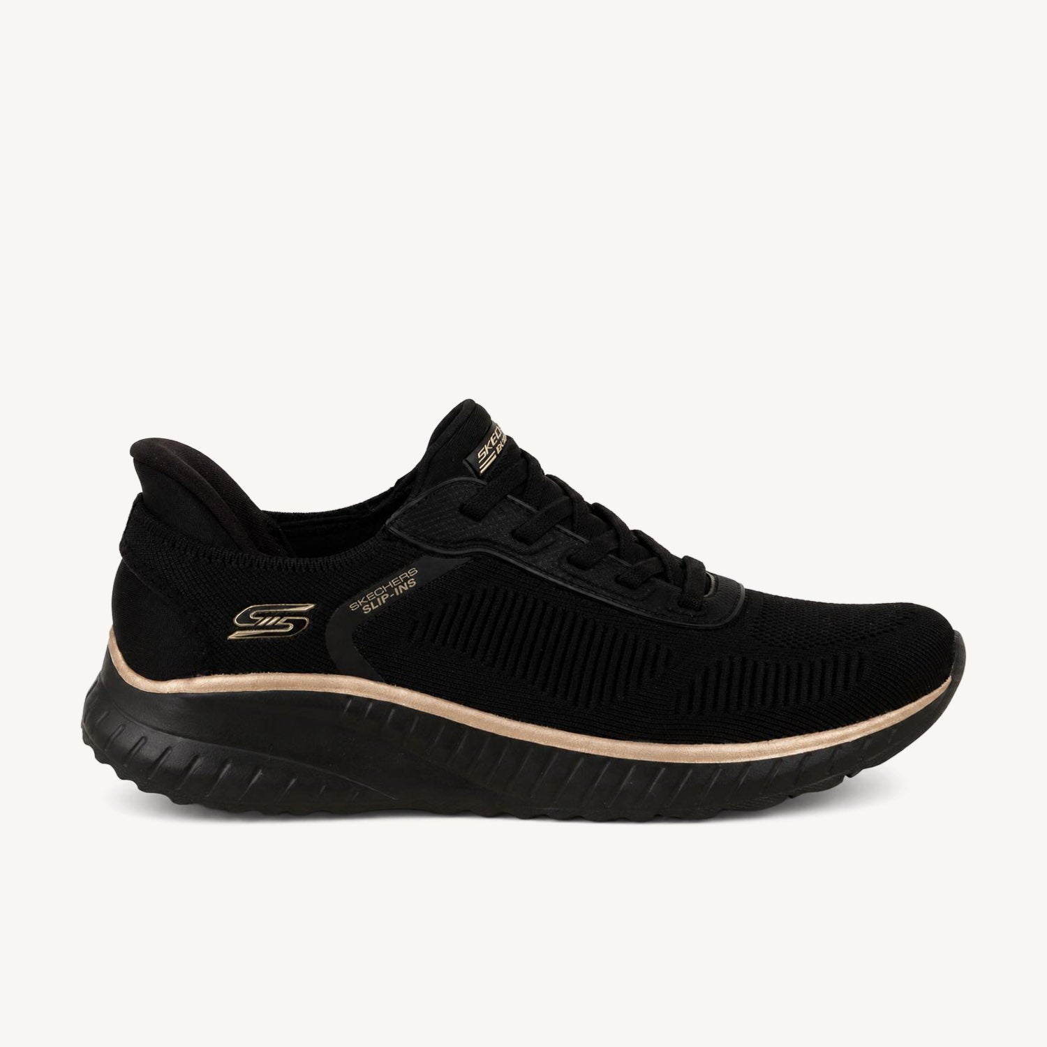 Sneakers  SKECHERS BOBS SQUAD SLIP INS Noir