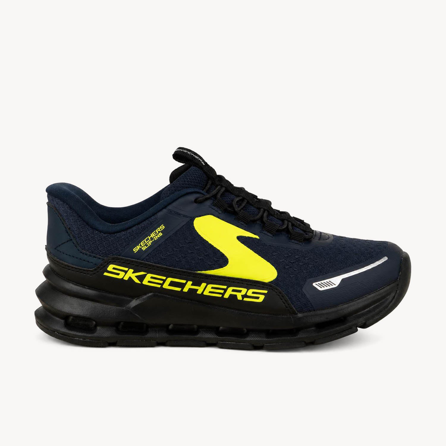 Baskets Enfant SKECHERS GLIDE STEP SLIP INS Bleu