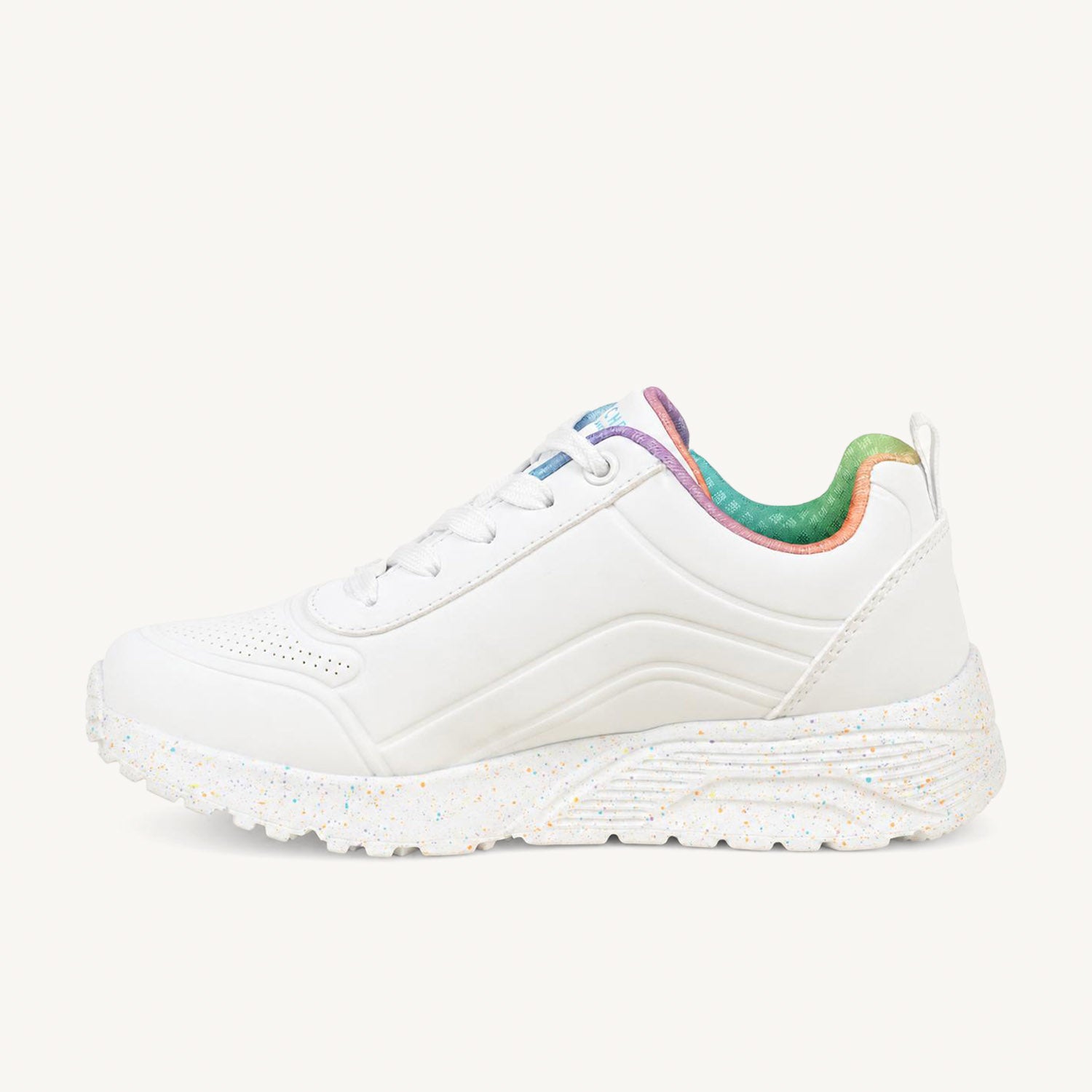 Baskets Enfant  UNO LITE VIVID SPLASH Blanc