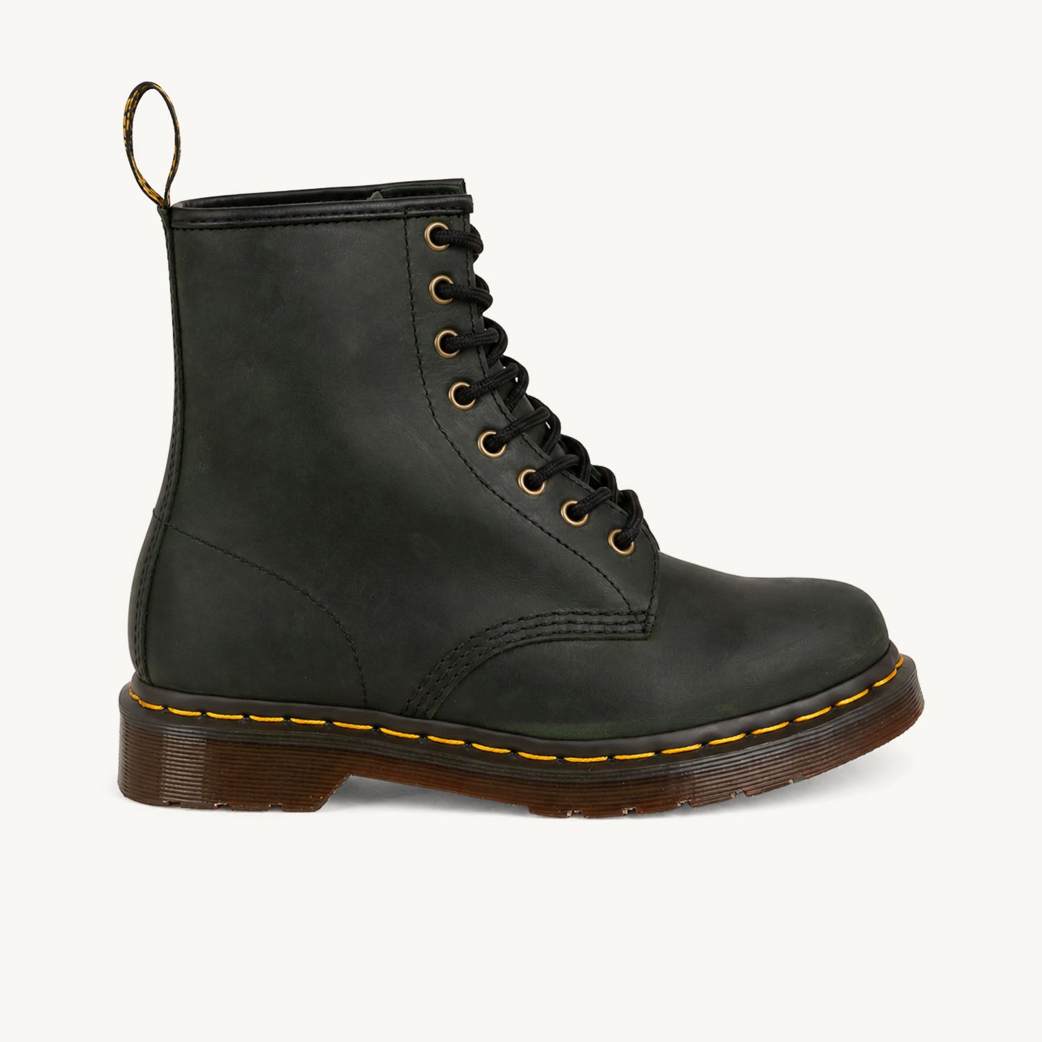 Boots et bottines Femme DOC MARTENS 1460 CRAZYHORSE Kaki