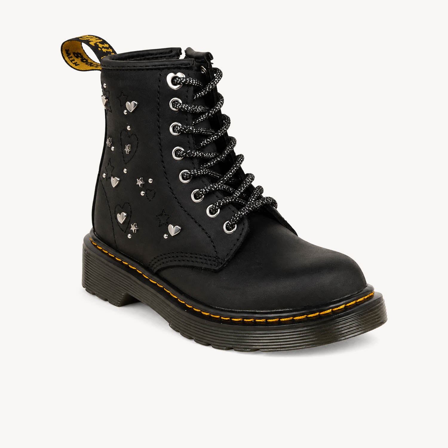Boots et bottines Enfant DOC MARTENS 1460 HEARTS Noir