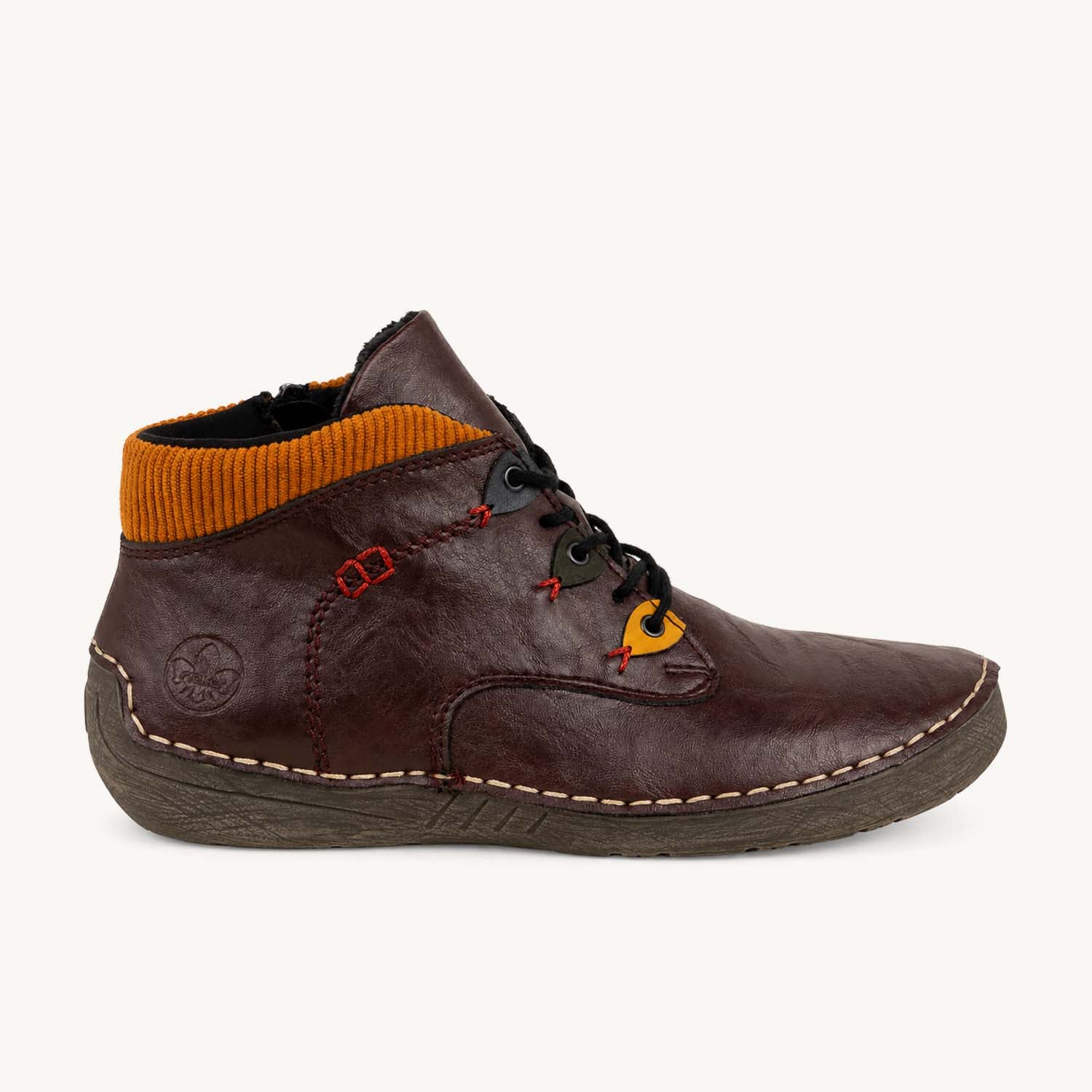 Boots et bottines Femme RIEKER 52544 - RIPOISS Bordeaux