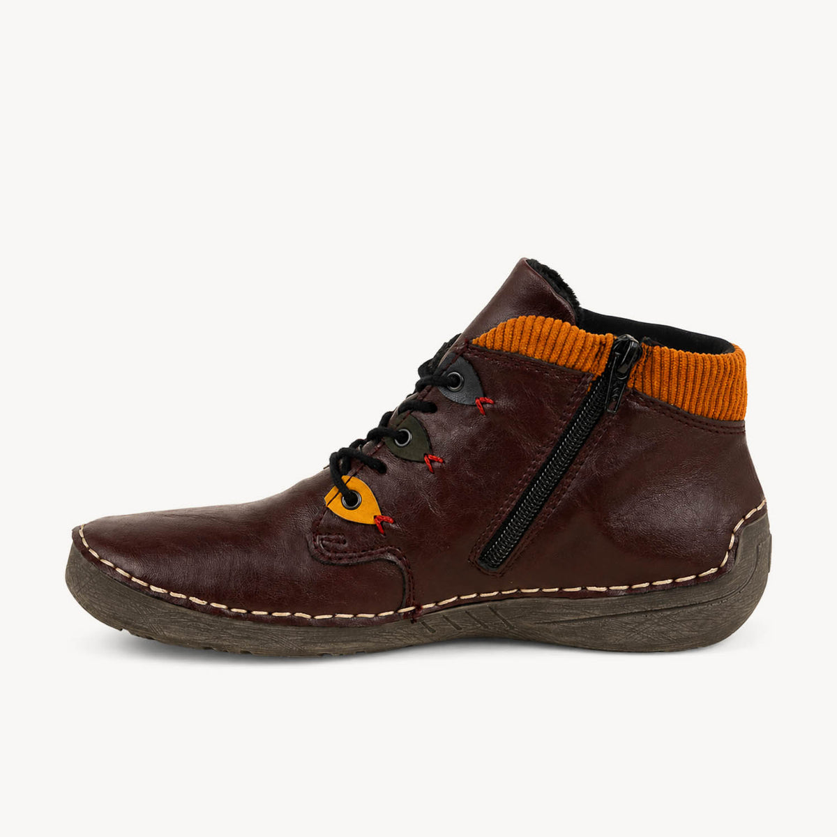 Boots et bottines Femme RIEKER 52544 - RIPOISS Bordeaux