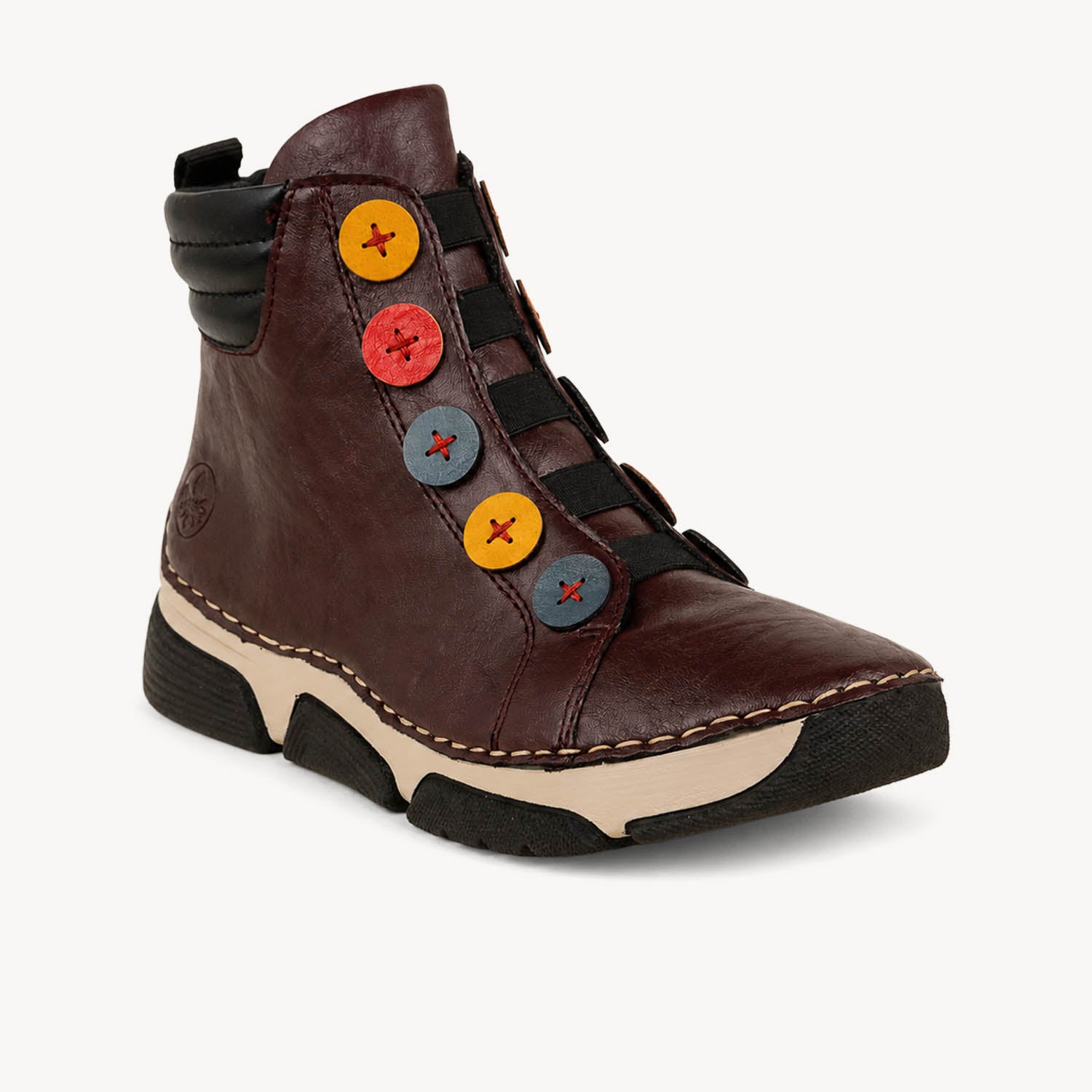Boots et bottines Femme RIEKER 45977 - RIBOUT Bordeaux
