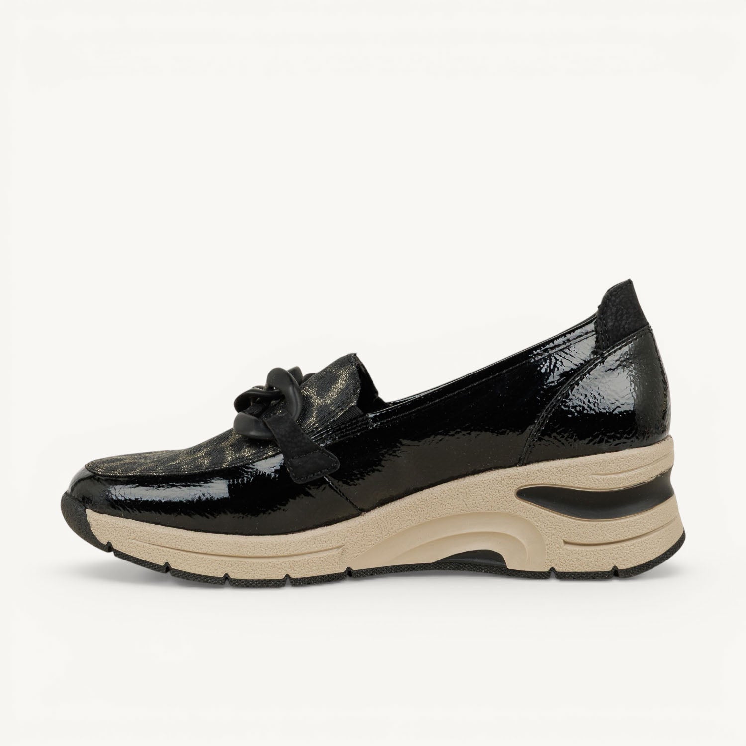 Mocassins Femme RIEKER N9350 - RIMOP Noir