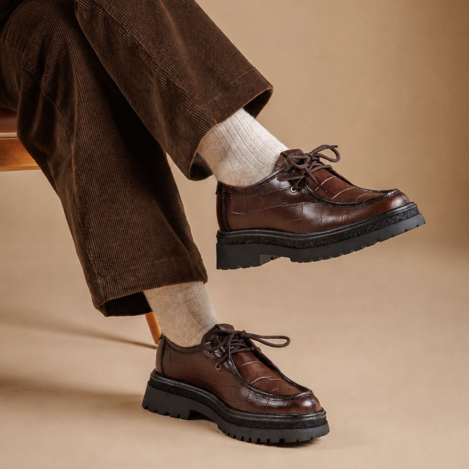 Derbies 23627 - TAPARAB TAMARIS Femme Marron