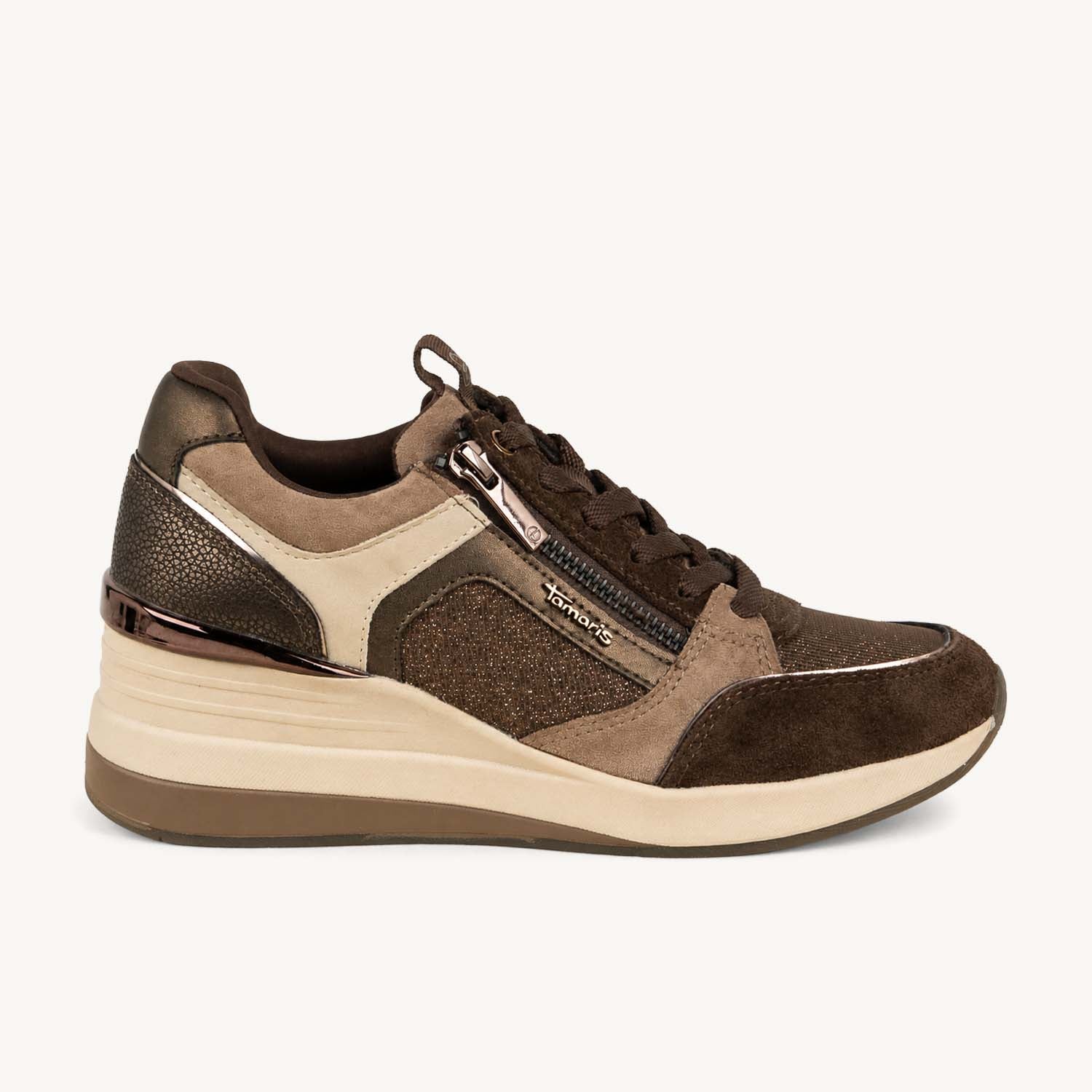 Baskets Femme TAMARIS 23703 - TAPITOUT Marron