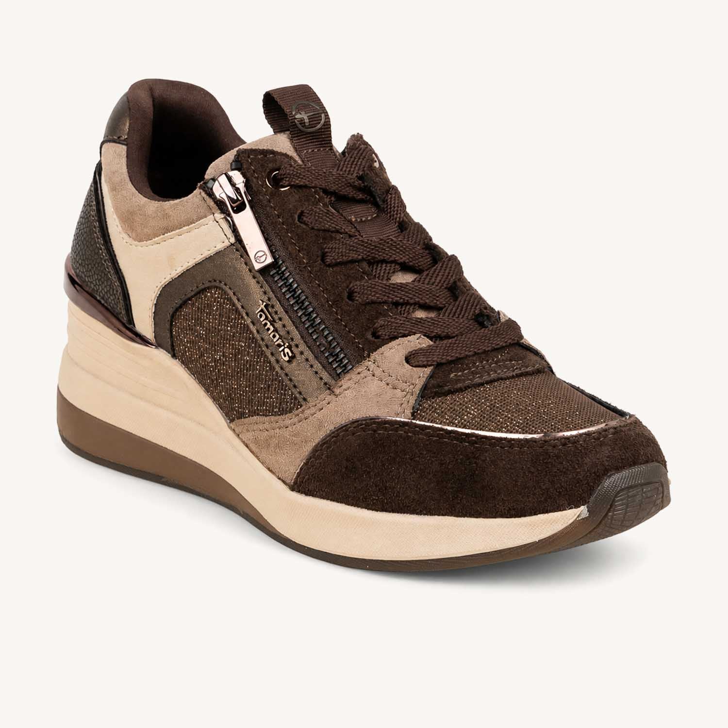 Baskets Femme TAMARIS 23703 - TAPITOUT Marron