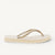 Tongs et crocs Femme HAVAIANAS SLIM PLATFORM Beige