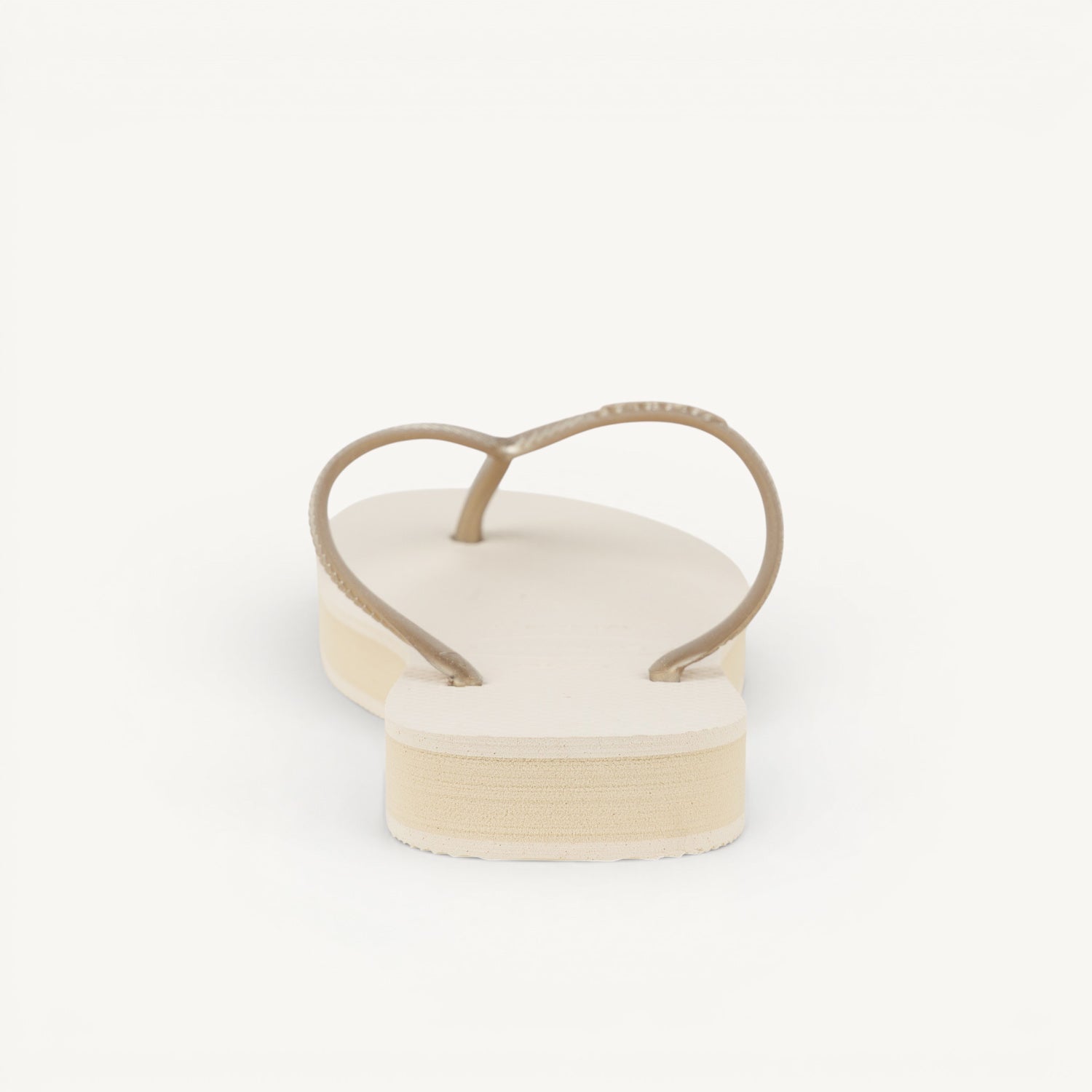 Tongs et crocs Femme HAVAIANAS SLIM PLATFORM Beige