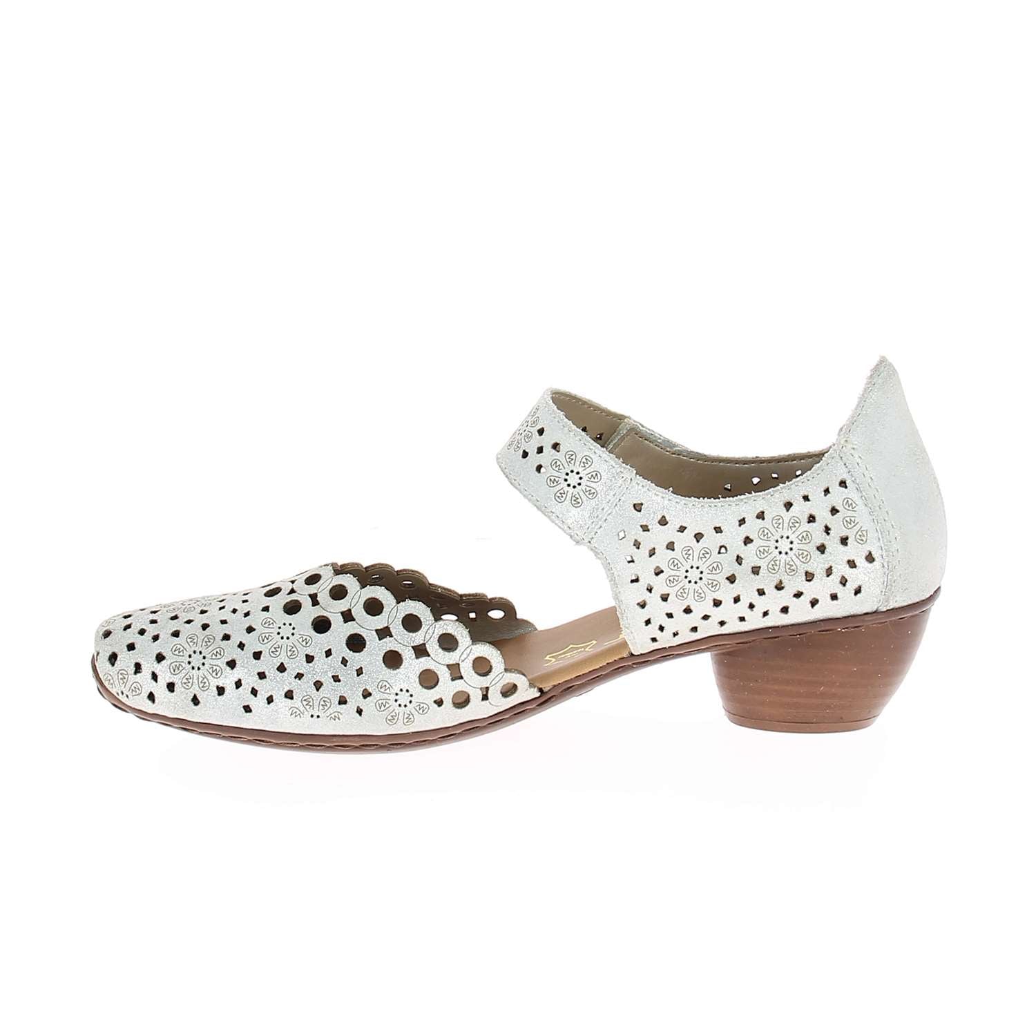 Ballerines et babies Femme RIEKER RITROT Argent