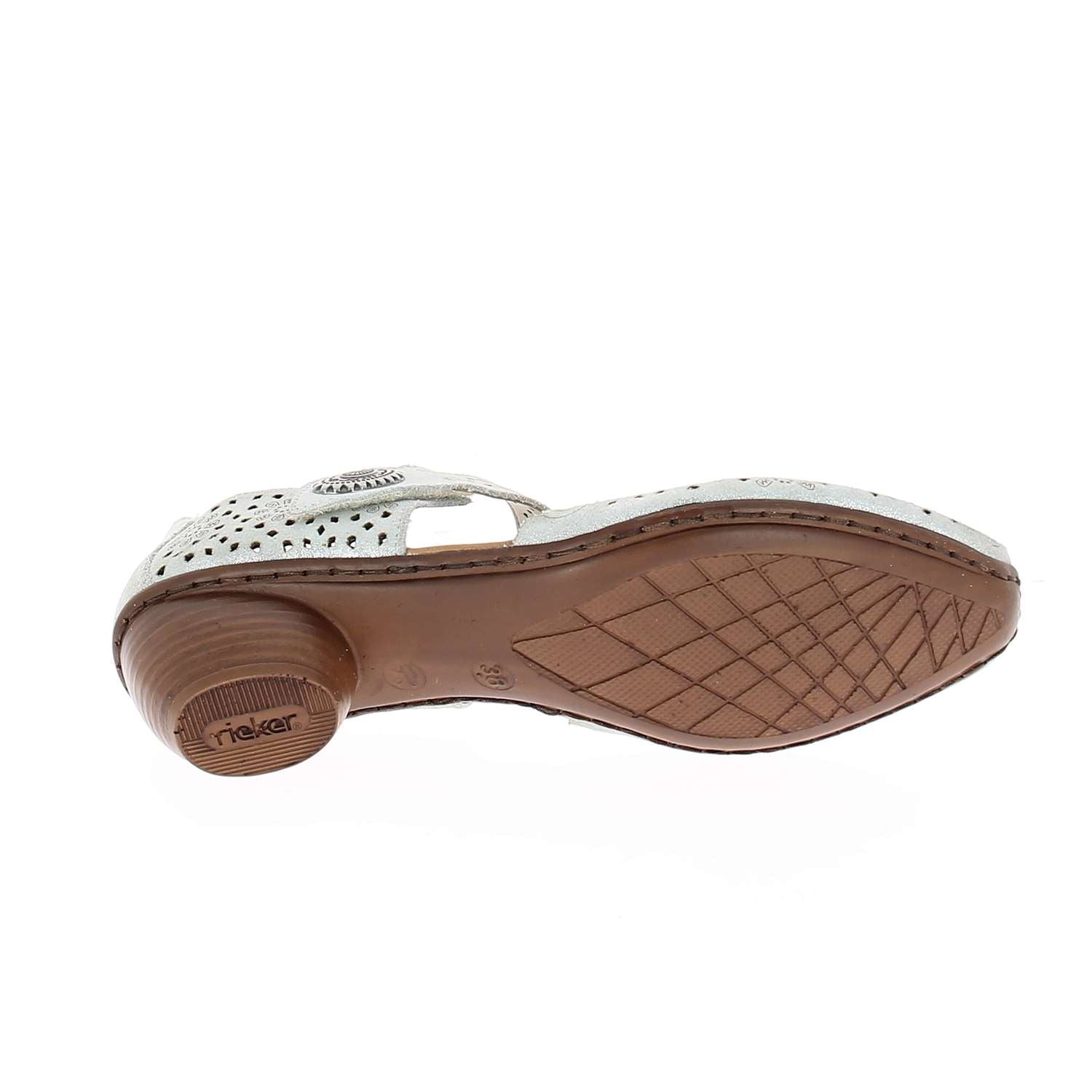 Ballerines et babies Femme RIEKER RITROT Argent