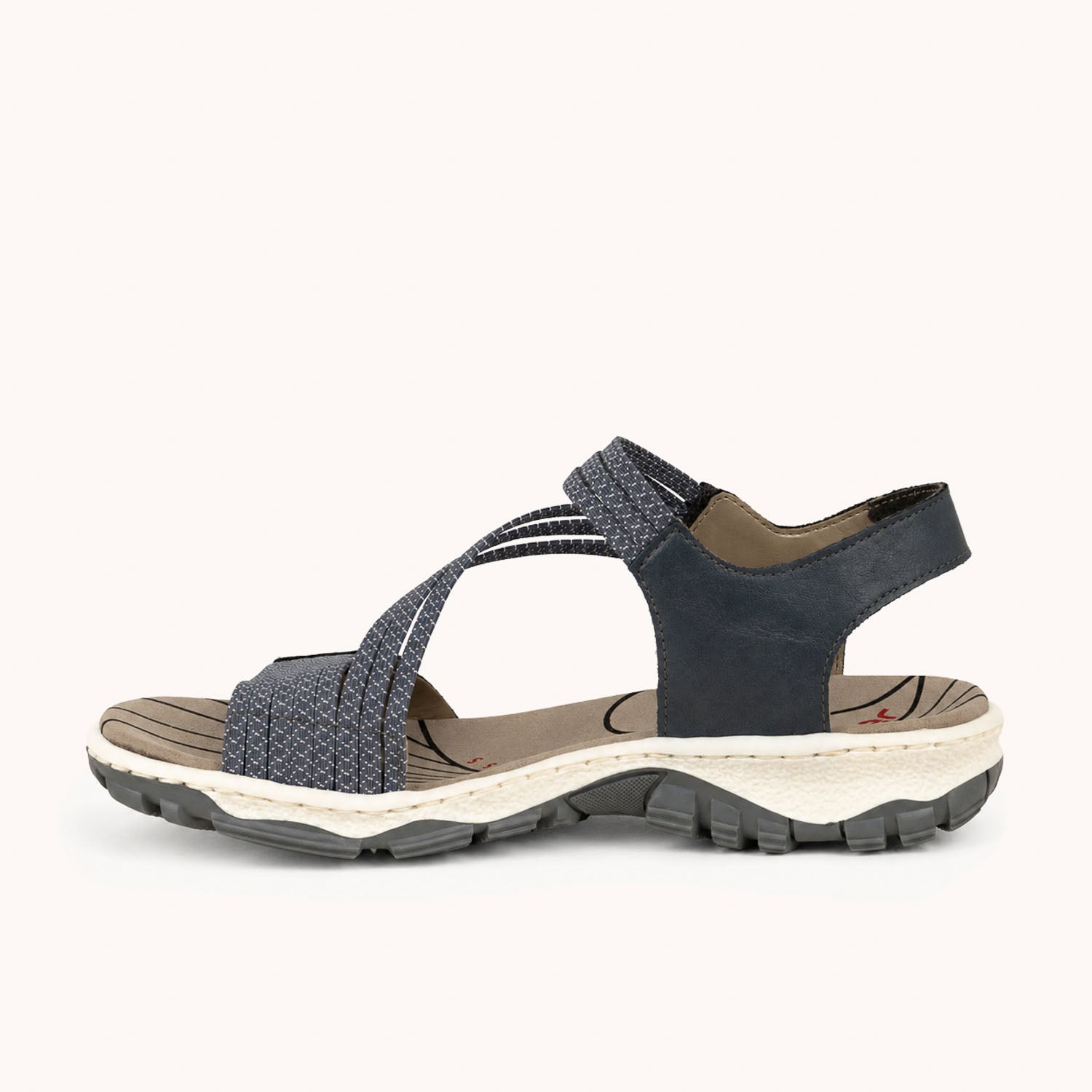 Sandales Femme RIEKER 68871 - RIOLLE Bleu