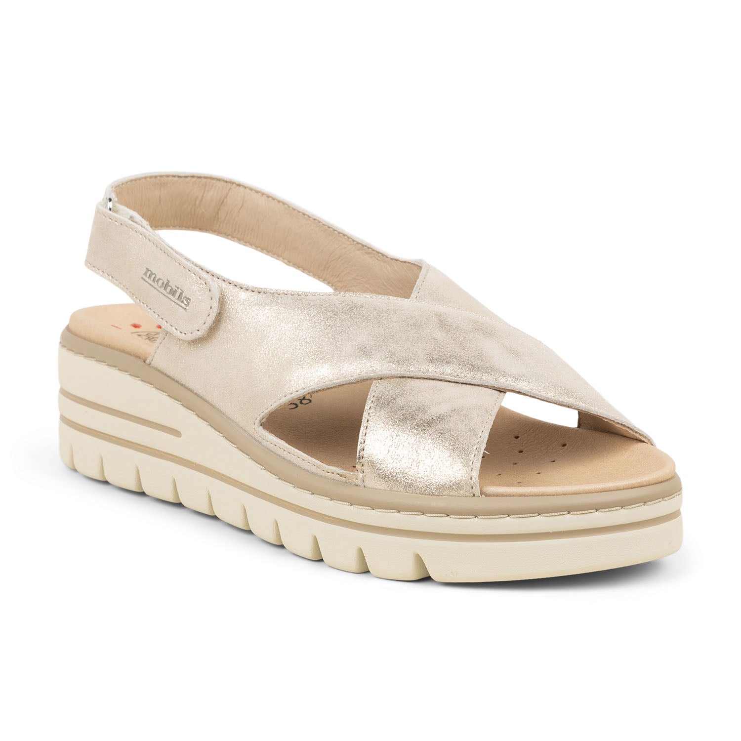 Sandales Femme MOBILS BY MEPHISTO CORDELIA Or/Bronze