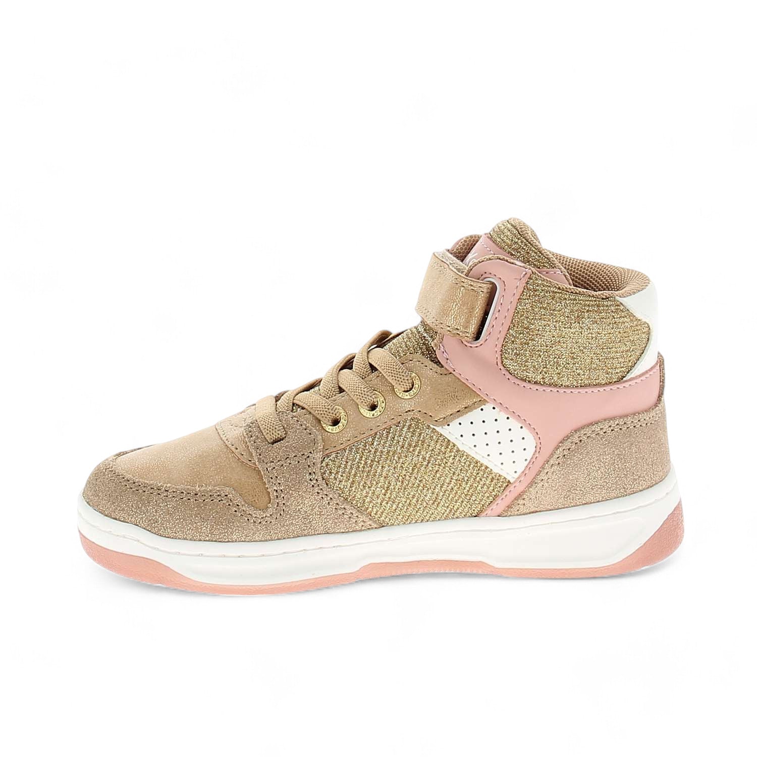 Chaussures montantes Enfant KICKERS KICKALIEN Or/Bronze