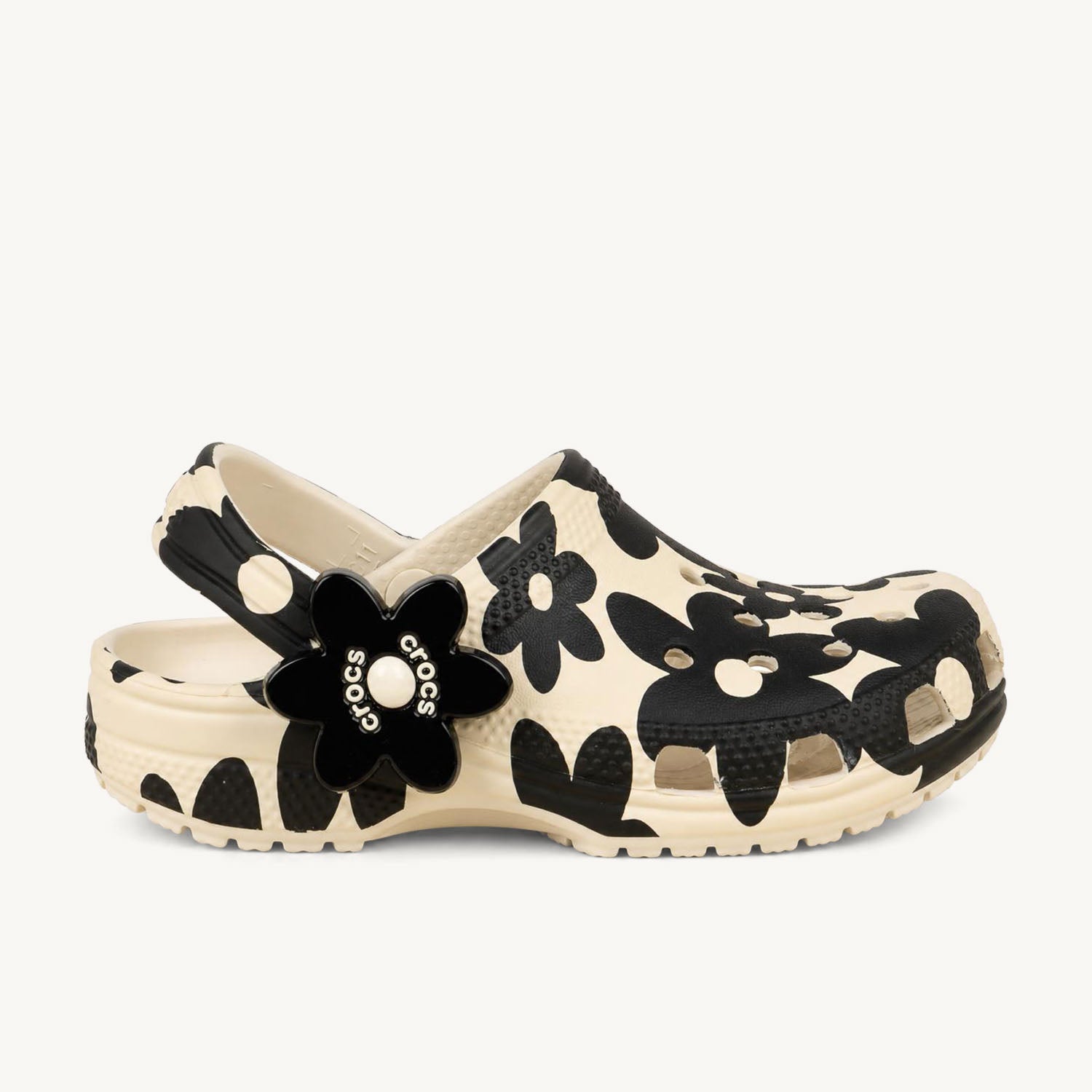 Tongs et Crocs Enfant CROCS CLASSIC POP PETALS CLOG Blanc