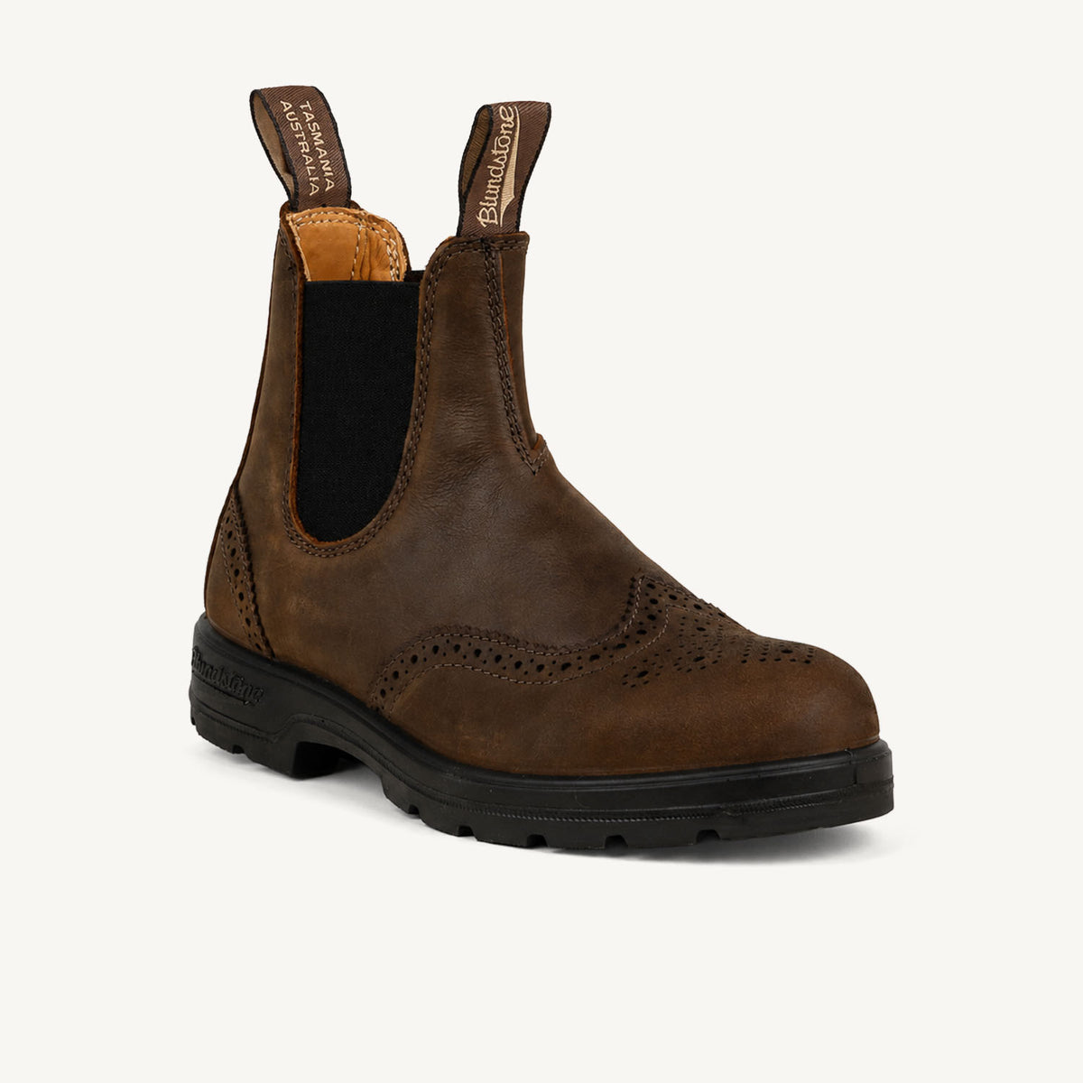 Boots et bottines Femme BLUNDSTONE 2444 - CHELSEA BROGUE Marron