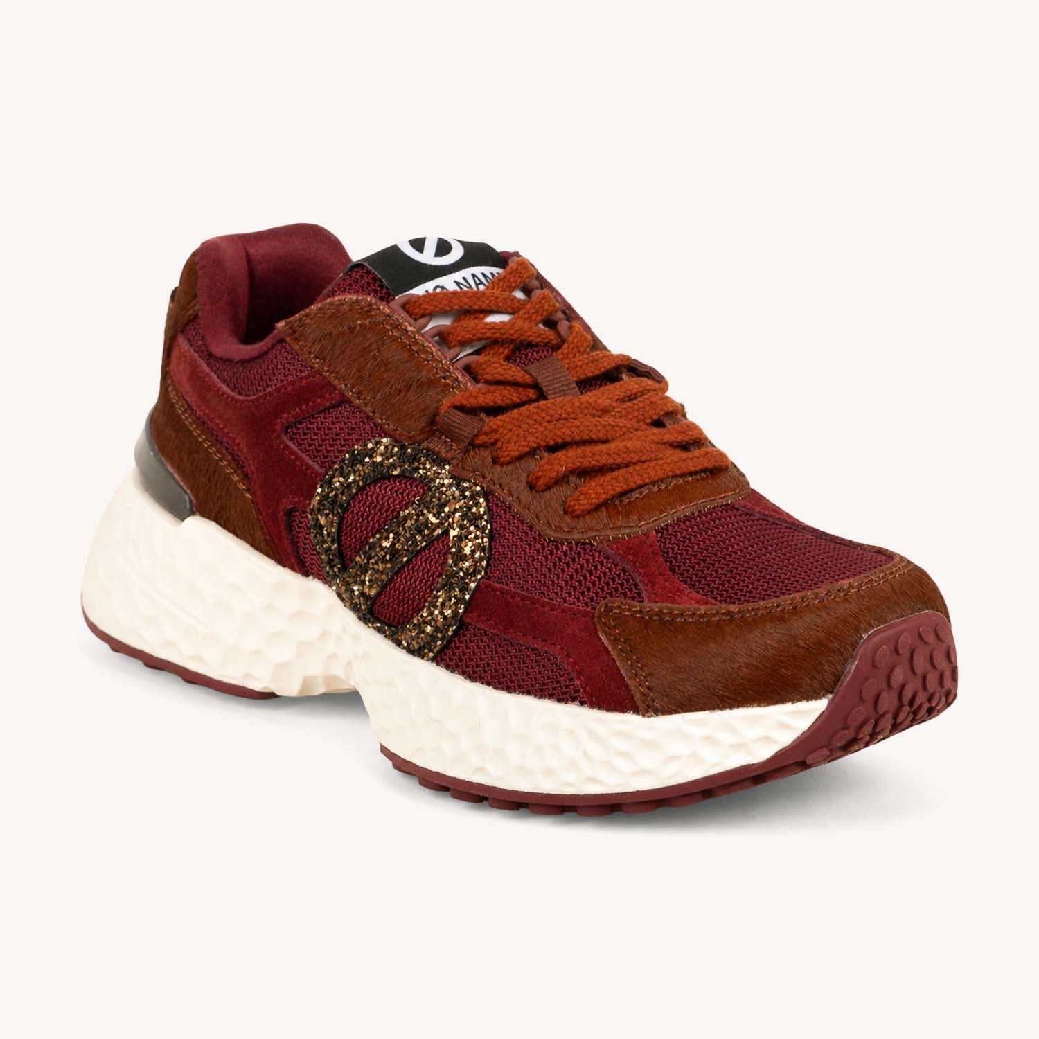 Baskets Femme NO NAME CARTER 2 RUNNER Bordeaux