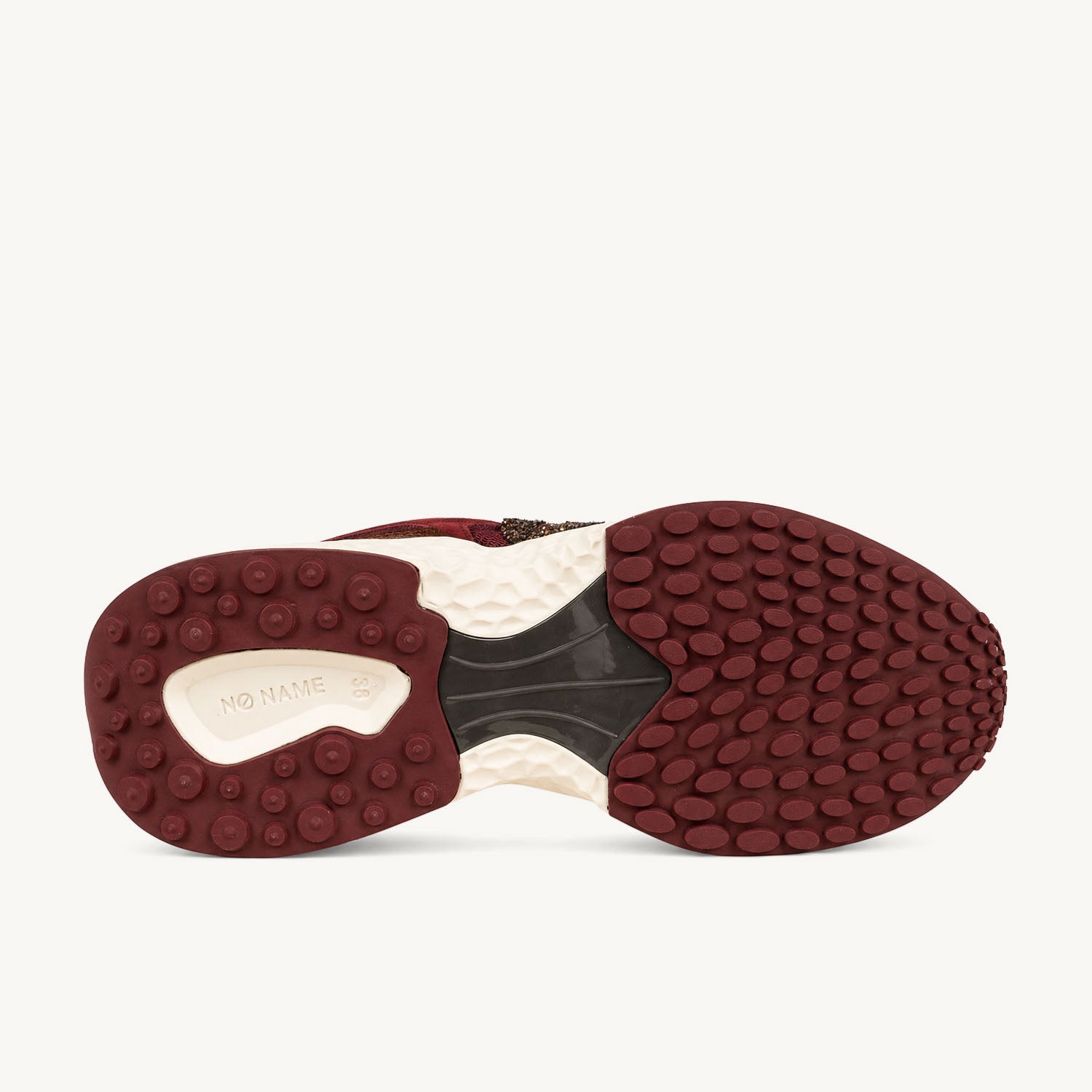Baskets Femme NO NAME CARTER 2 RUNNER Bordeaux