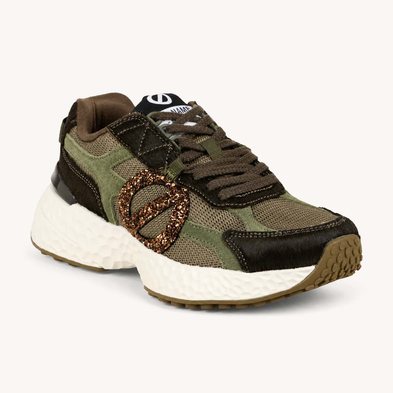 Baskets Femme NO NAME CARTER 2 RUNNER Kaki