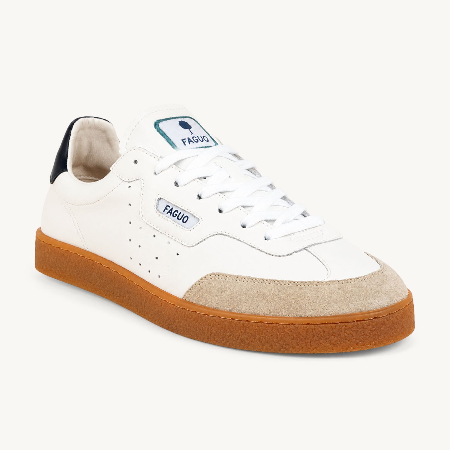 Baskets Homme FAGUO LUMBO Blanc