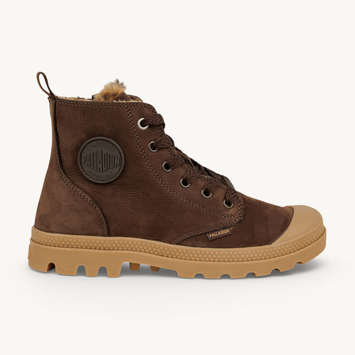 Boots et bottines Femme PALLADIUM PAMPA HI ZIP WIND - 94979 Marron