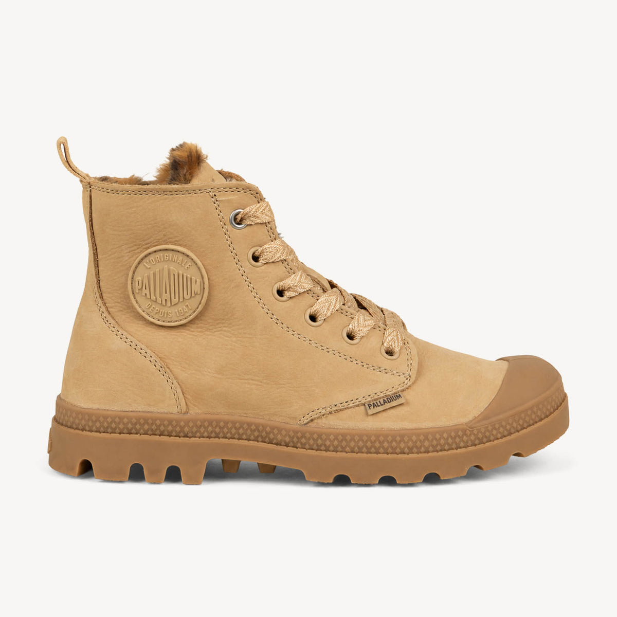 Boots et bottines Femme PALLADIUM PAMPA HI ZIP WIND - 94979 Beige